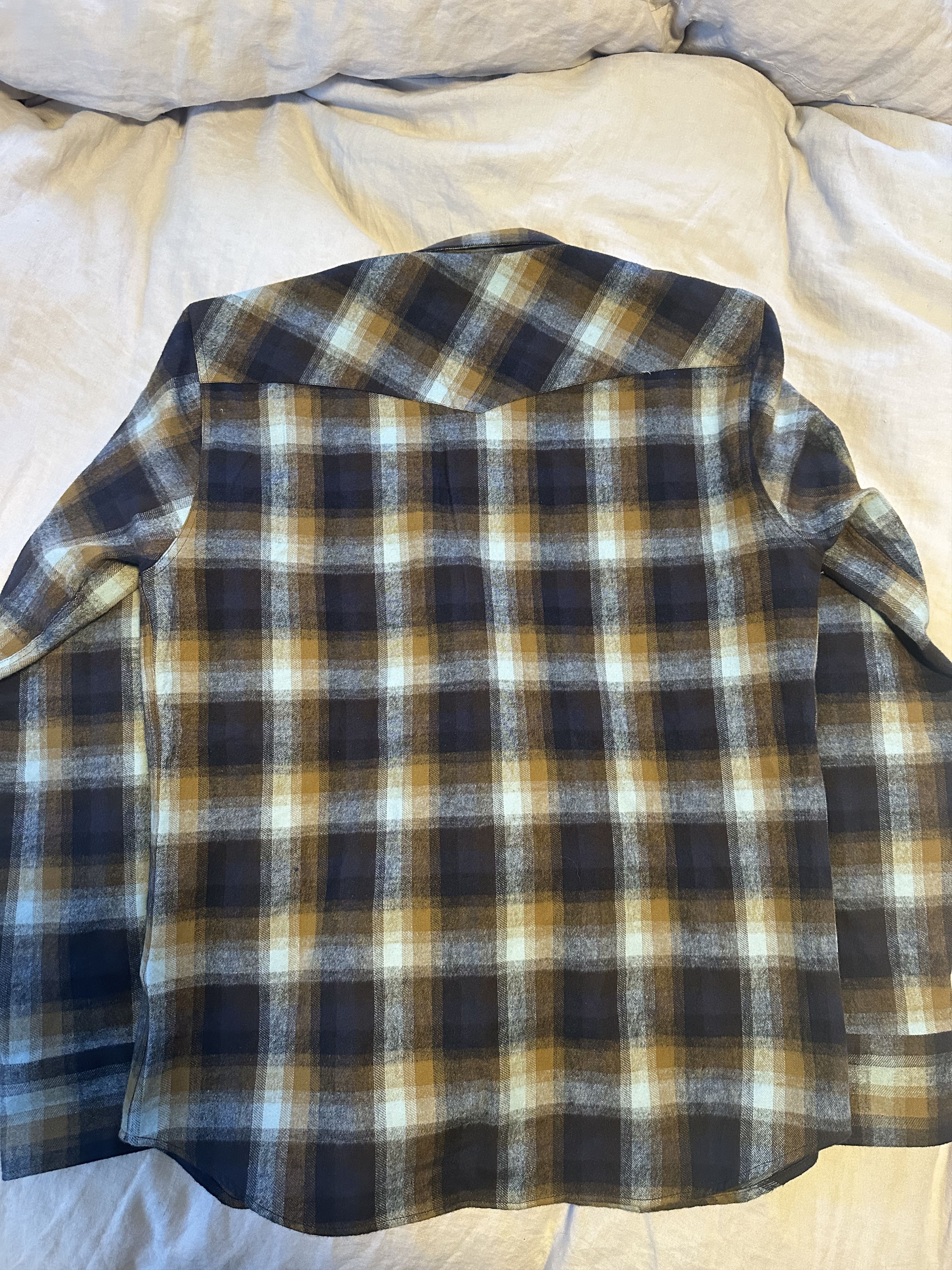 Indigofera Dollard Sawtooth Western Plaid Flannel Size US M / EU 48-50 / 2 - 2 Thumbnail
