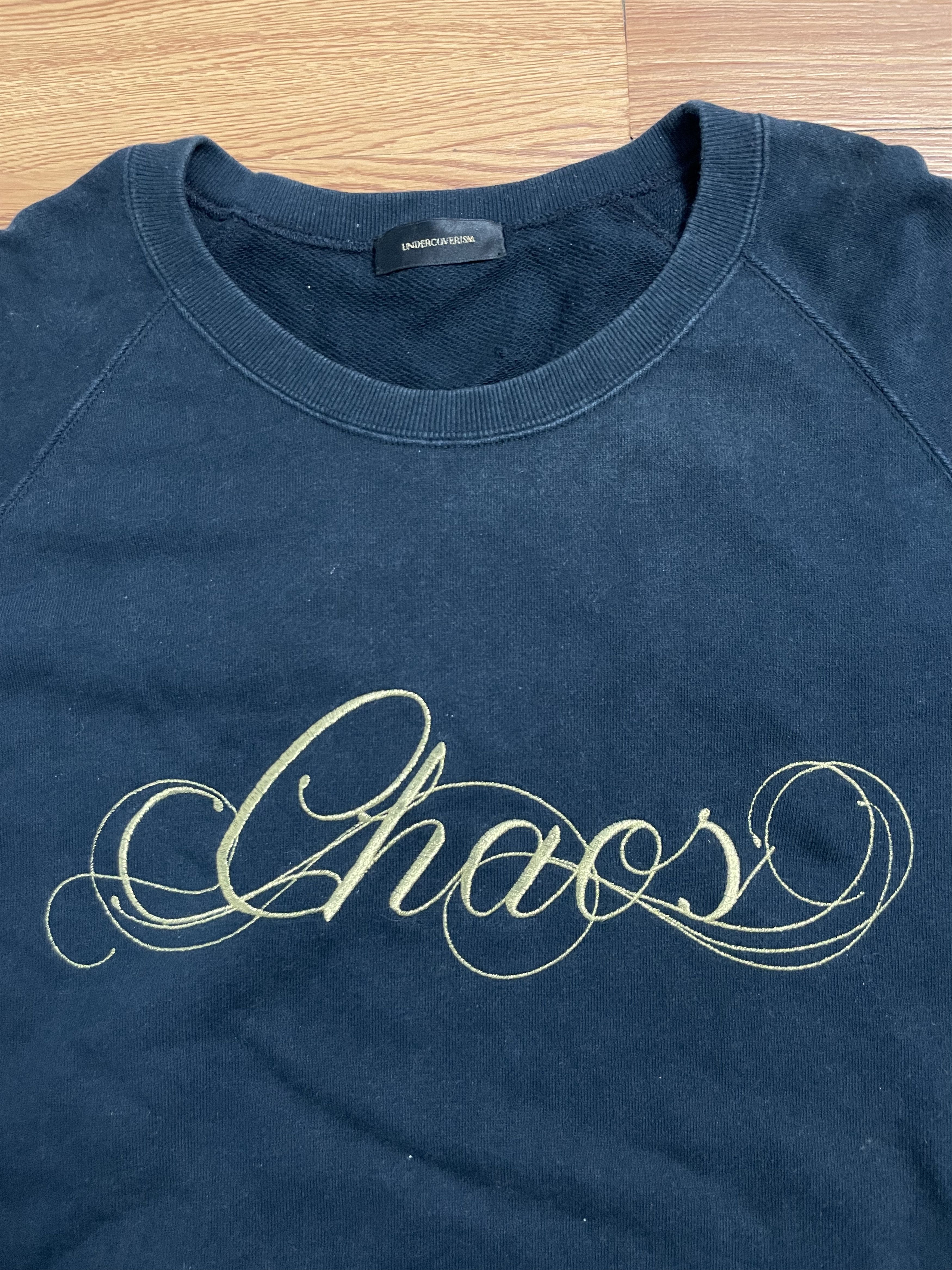 Undercover Undercover “CHAOS” Script Embroidered Sweatshirt Size US M / EU 48-50 / 2 - 3 Thumbnail