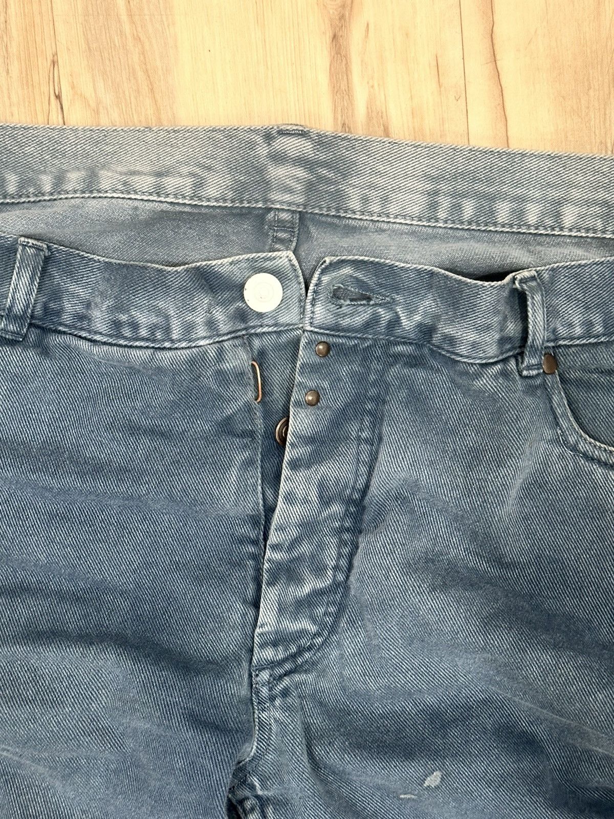 Maison Margiela Maison Margiela Blue Casual Pants Size 33 Size US 32 / EU 48 - 3 Thumbnail