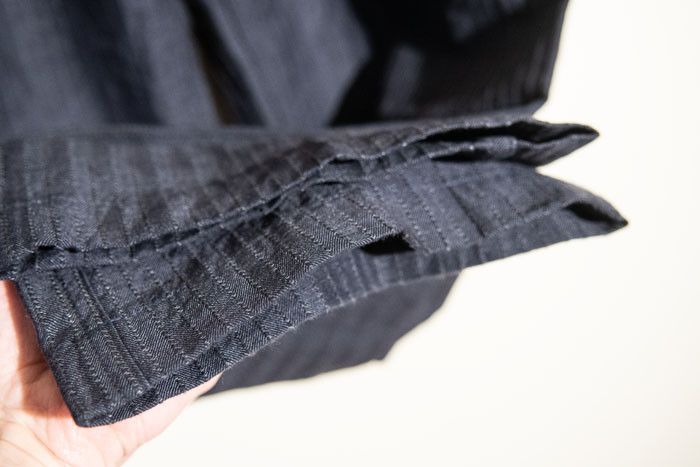 Ts(S) Tss Cotton Linen Herringbone Gray Fatigue Pants Size US 36 / EU 52 - 5 Thumbnail