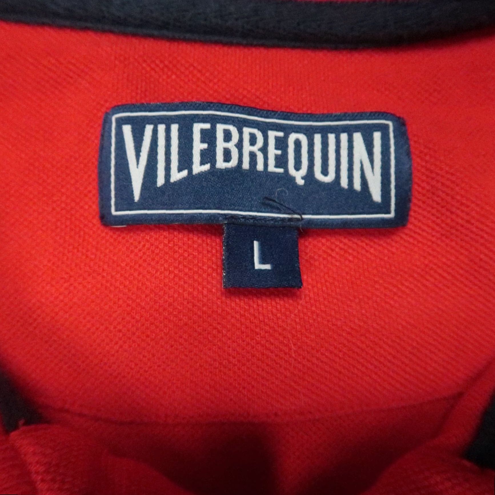Vilebrequin Vilebrequin Shirt Mens Large Red Short Sleeve Polo Slim Lightweight Turtle Size US L / EU 52-54 / 3 - 3 Thumbnail