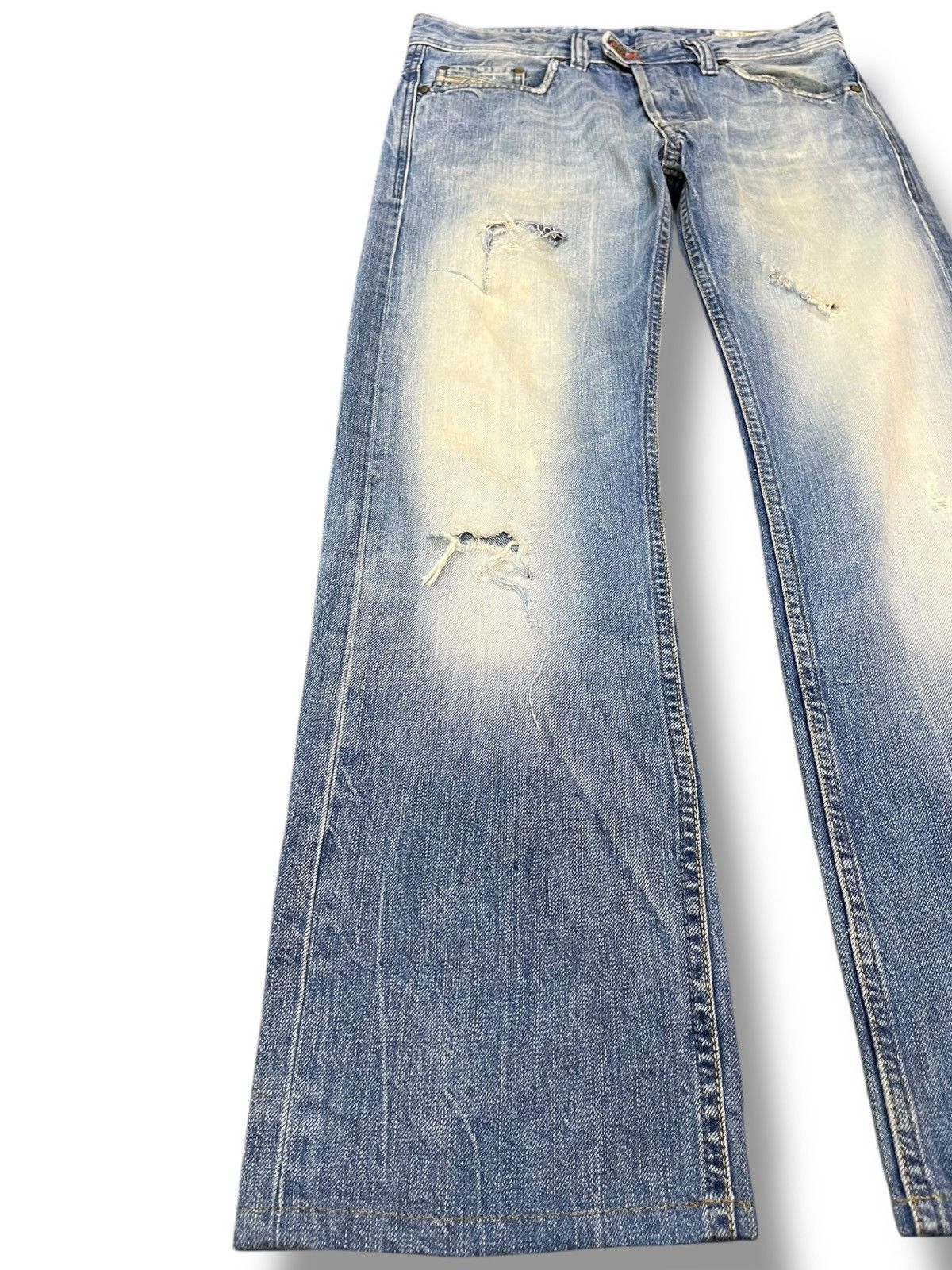 Beauty Beast × Diesel × Diesel Black Gold Vintage Diesel Viker-R-Box Faded Distressed Denim Size US 29 - 3 Thumbnail