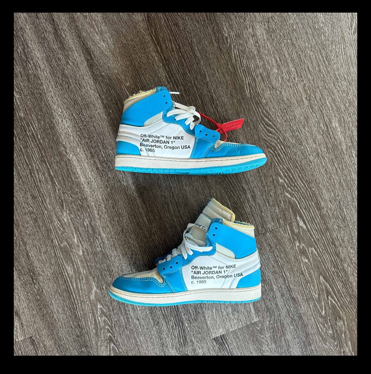 Nike Air Jordan 1 Retro High OG x Off-White ‘UNC’ Size US 11 / EU 44 - 1 Thumbnail