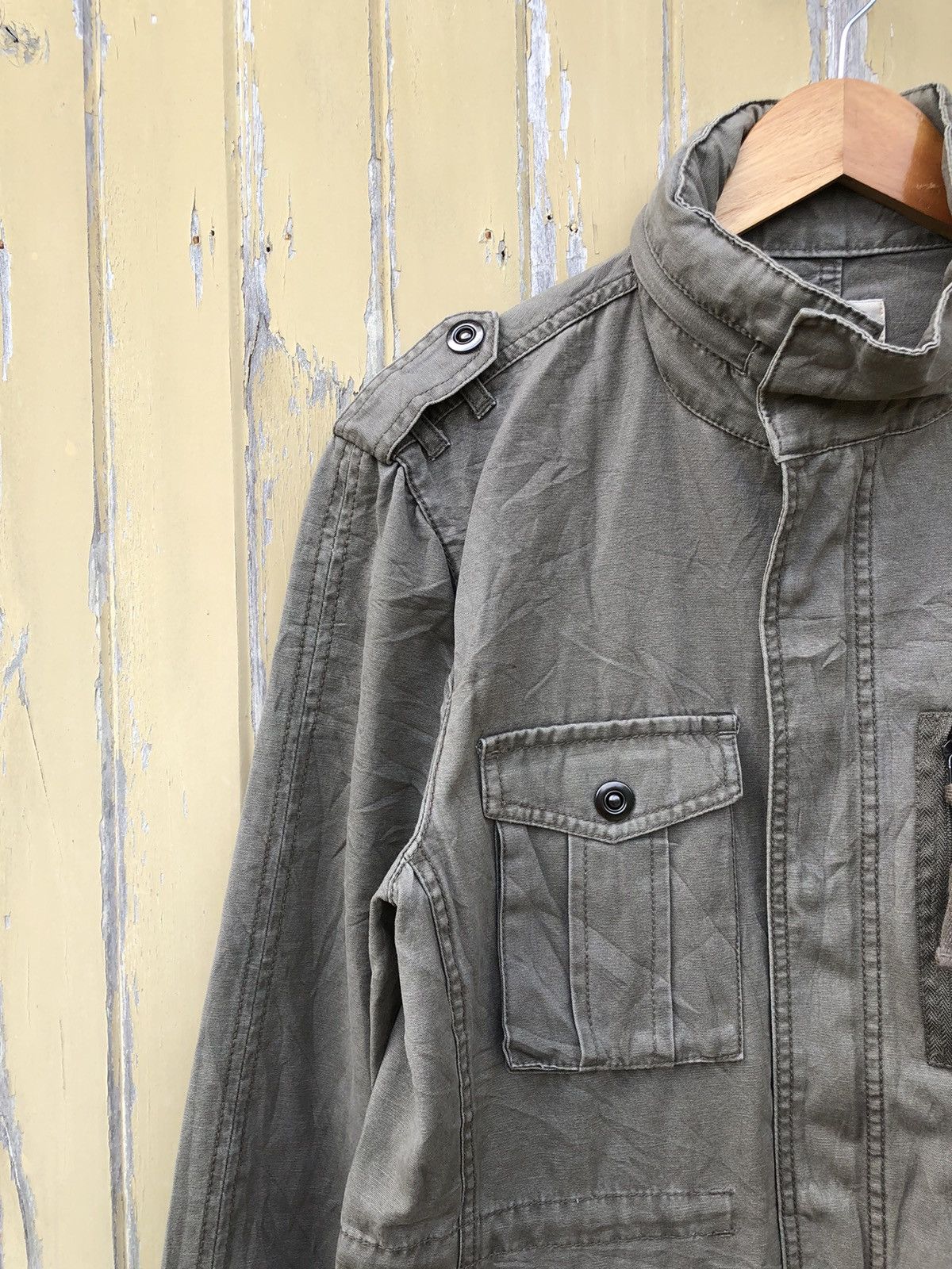 Japanese Brand Vintage Japanese Real Standard Multi Pocket Military Jacket Size US L / EU 52-54 / 3 - 6 Thumbnail