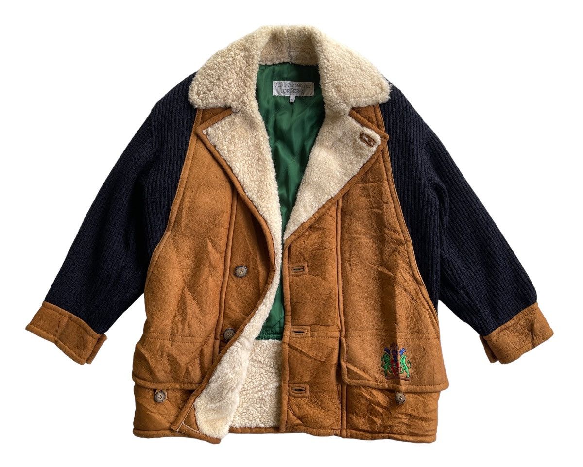 Iceberg 1980 Shearling J.C De Castelbajac Iceberg Pour Jacket Size US M / EU 48-50 / 2 - 5 Thumbnail