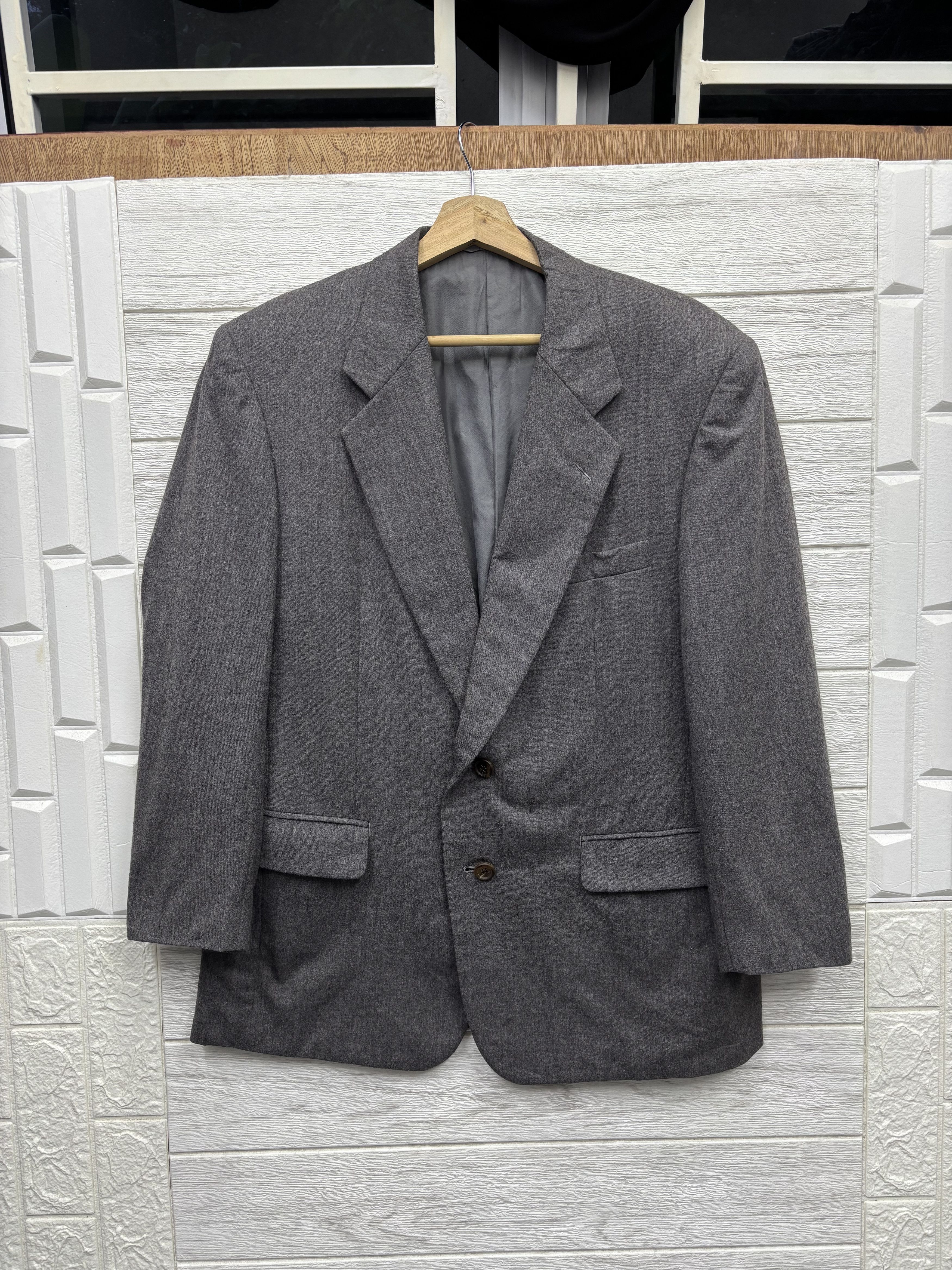 Christian Dior Monsieur × Dior × Vintage VINTAGE CHRISTIAN DIOR WOOL BLAZER IACKET Size 40R - 7 Thumbnail