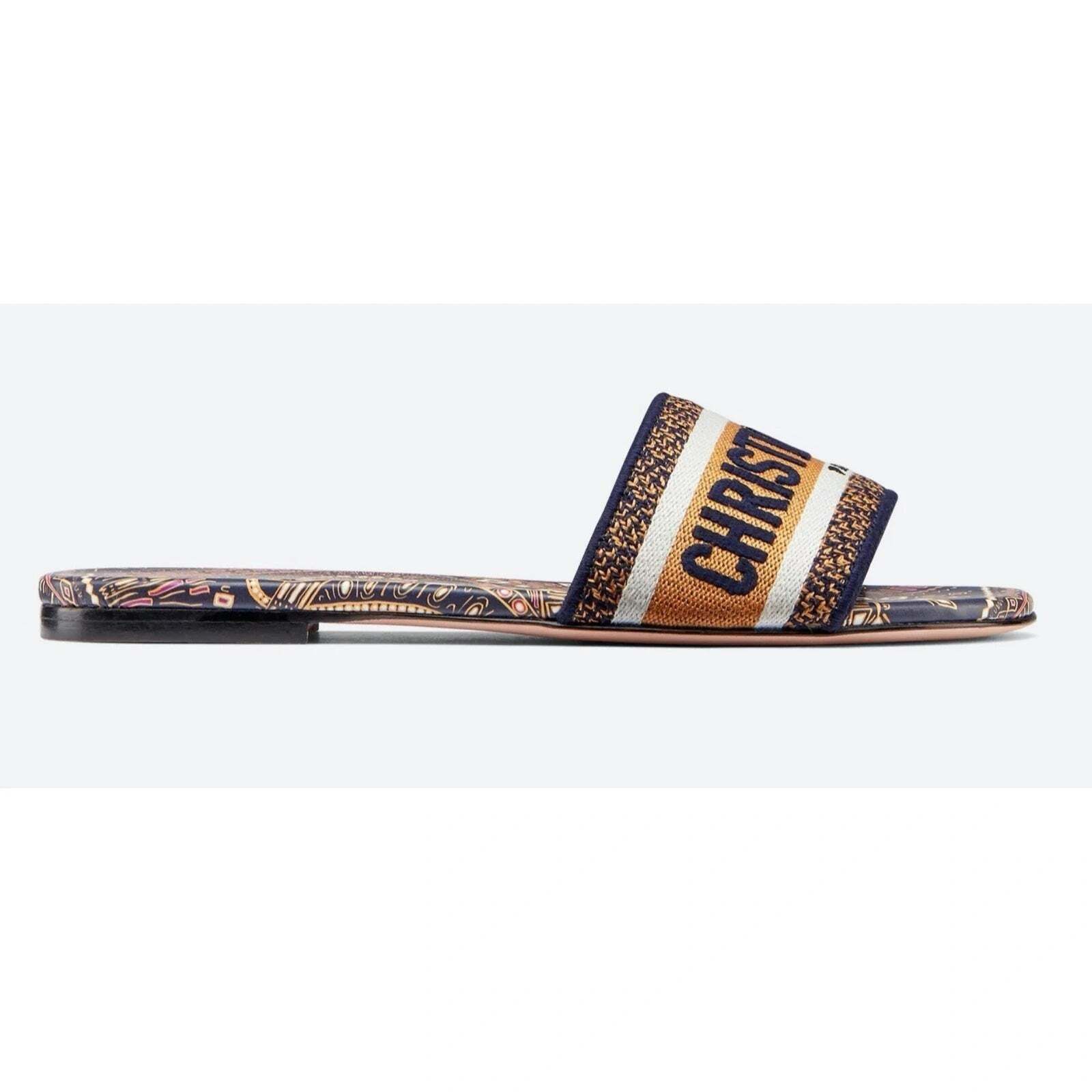 Dior Dway Animals Logo Slide Mule Flat Sandal 35 Size US 5 / IT 35 - 4 Thumbnail