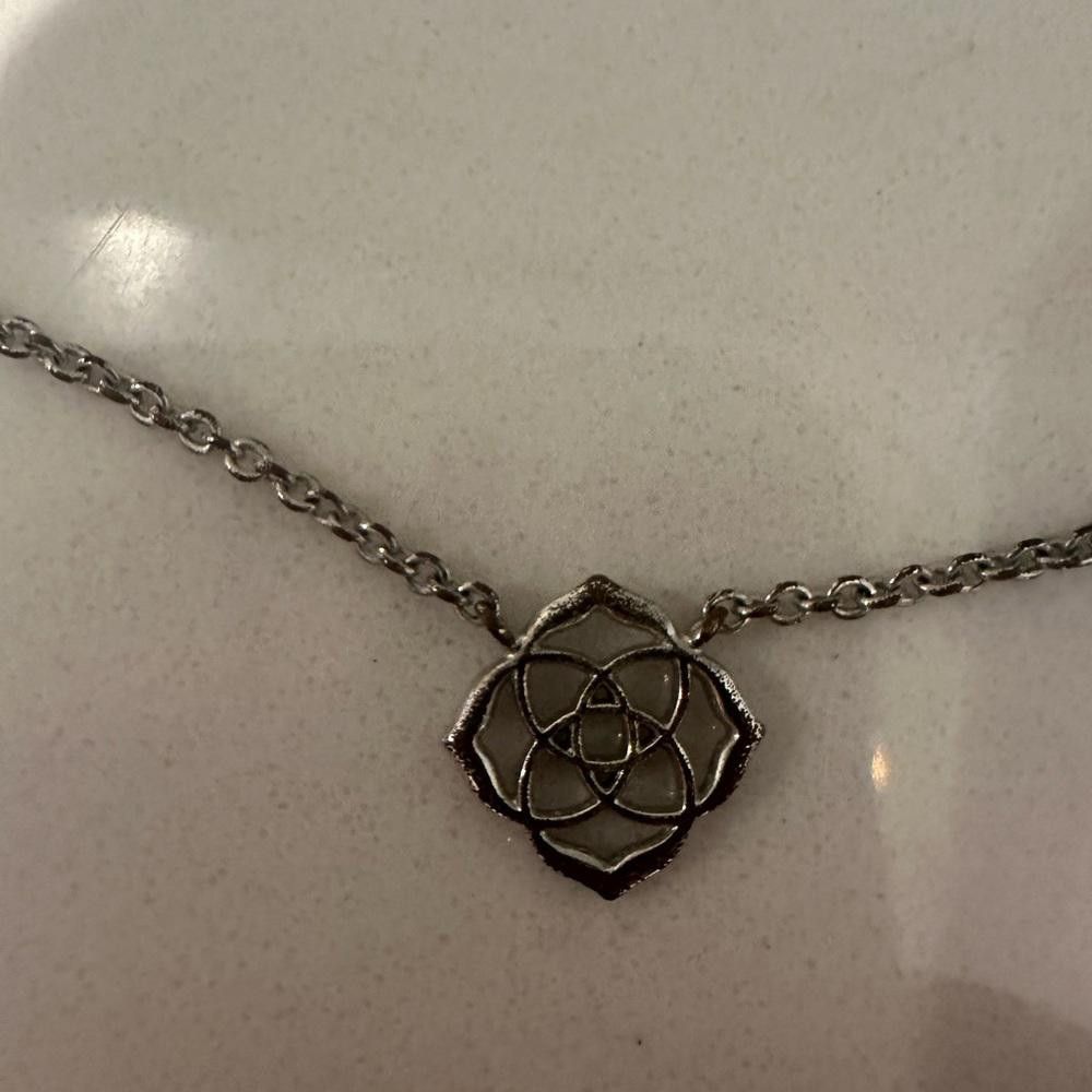 Kendra Scott Kendra Scott Silver Decklyn Signature Logo Pendant Necklace Size ONE SIZE - 3 Thumbnail