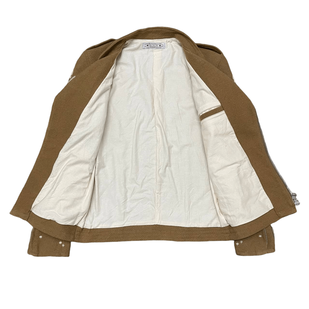 Eototo Eo To To Double Collar Wool Rider Jacket Made in Japan Size US M / EU 48-50 / 2 - 7 Thumbnail