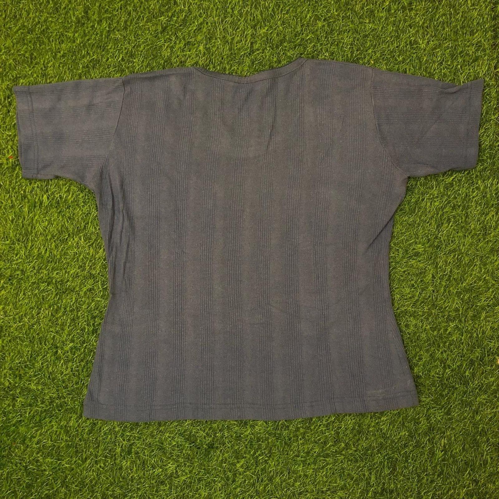 Other Women’s Vintage Blue Ricki & Company Ribbed Leisure Wear Tee Size L / US 10 / IT 46 - 2 Thumbnail
