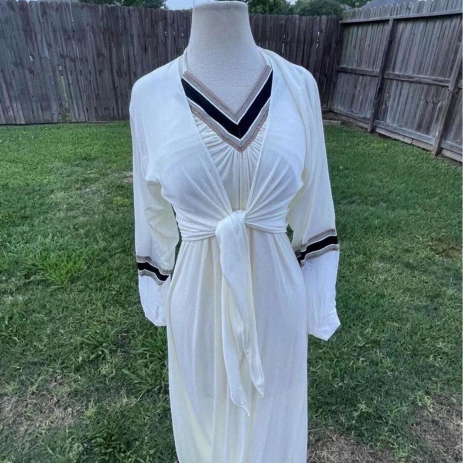 Other Vintage2 piece set maxi dress and cardigan /shawl/cover Size S / US 4 / IT 40 - 1 Thumbnail