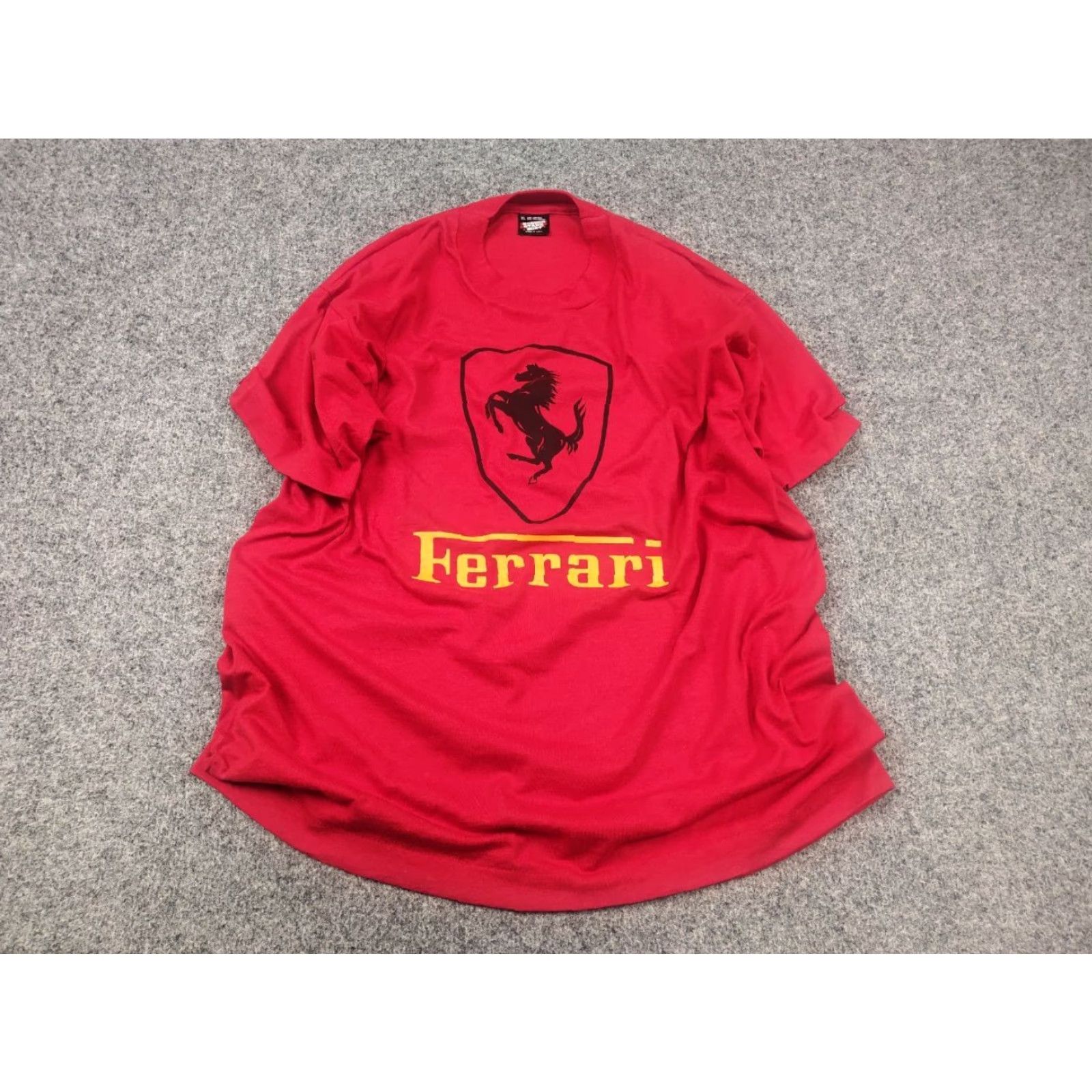 Ferrari VINTAGE Ferrari Authentic Logo Red Cotton T-Shirt XL Mens Decade 90s Shirt Logo? Size US XL / EU 56 / 4 - 3 Thumbnail