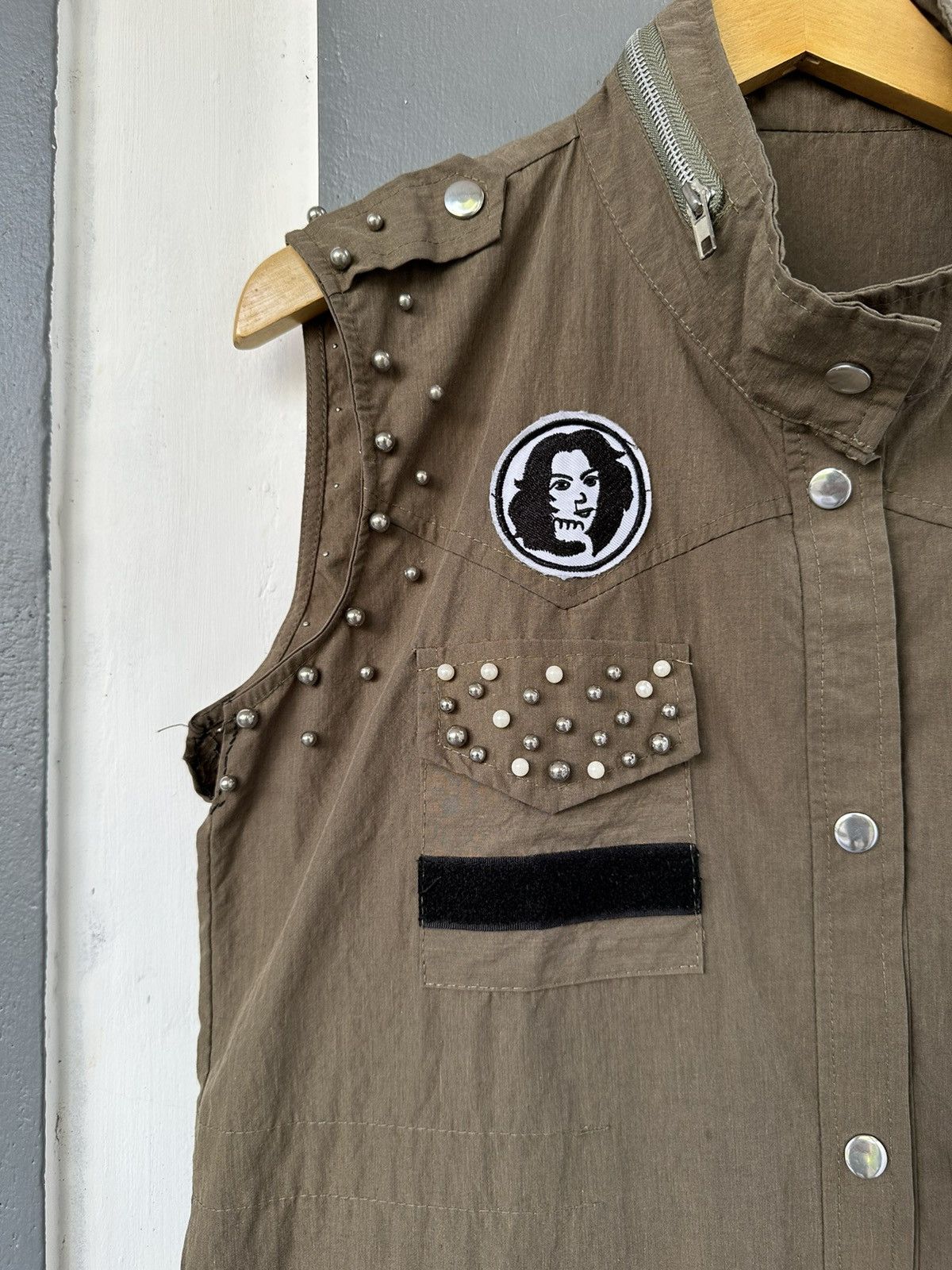 Hysteric Glamour SEDITIONARIES STYLED CRAZY PUNK STUDDED ARMY UNDERSTAR SHIRT Size US L / EU 52-54 / 3 - 3 Thumbnail