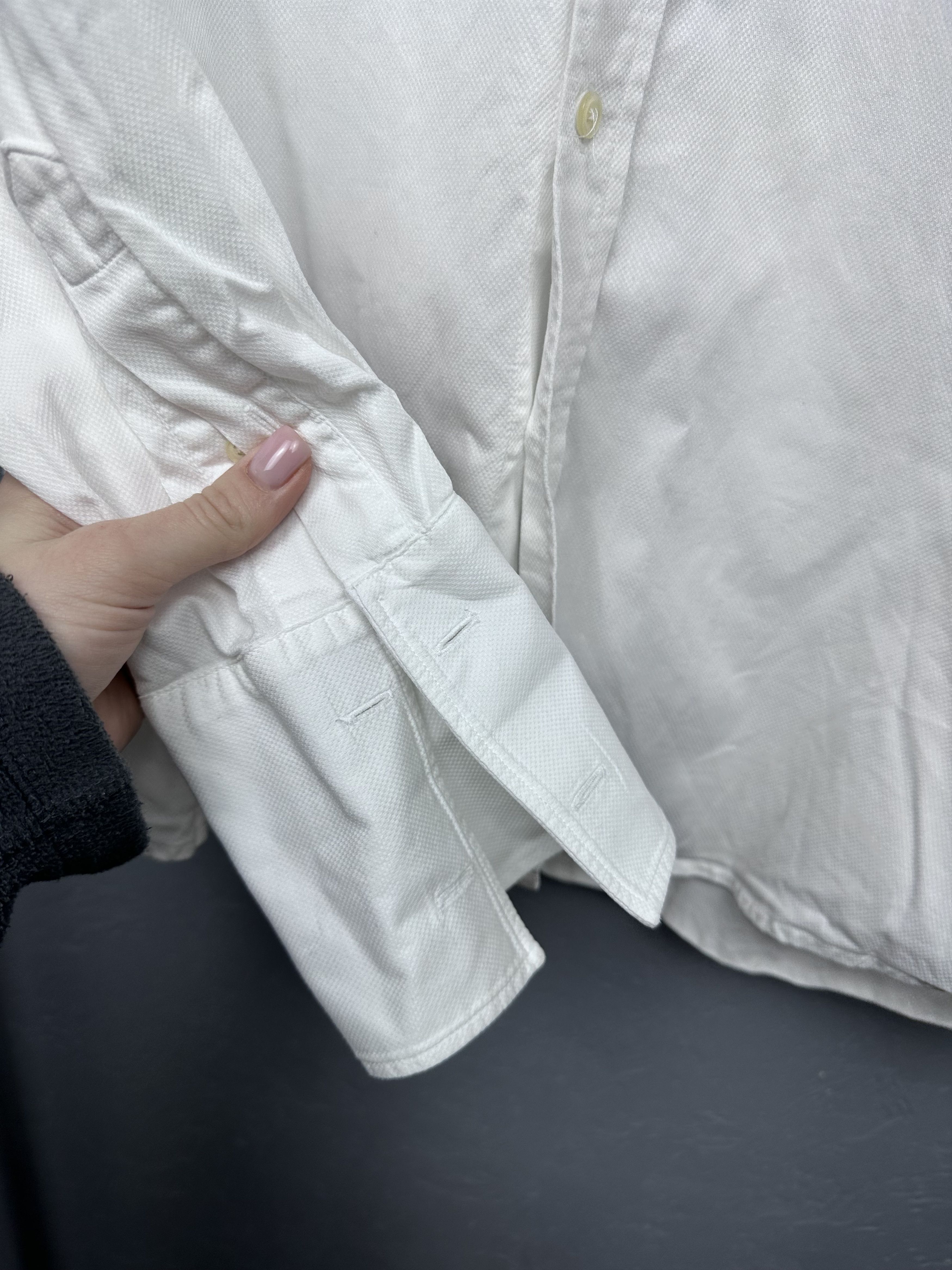 Pierre Balmain Pierre Balmain Vintage Mens Long Sleeve White Shirt Size US L / EU 52-54 / 3 - 8 Thumbnail