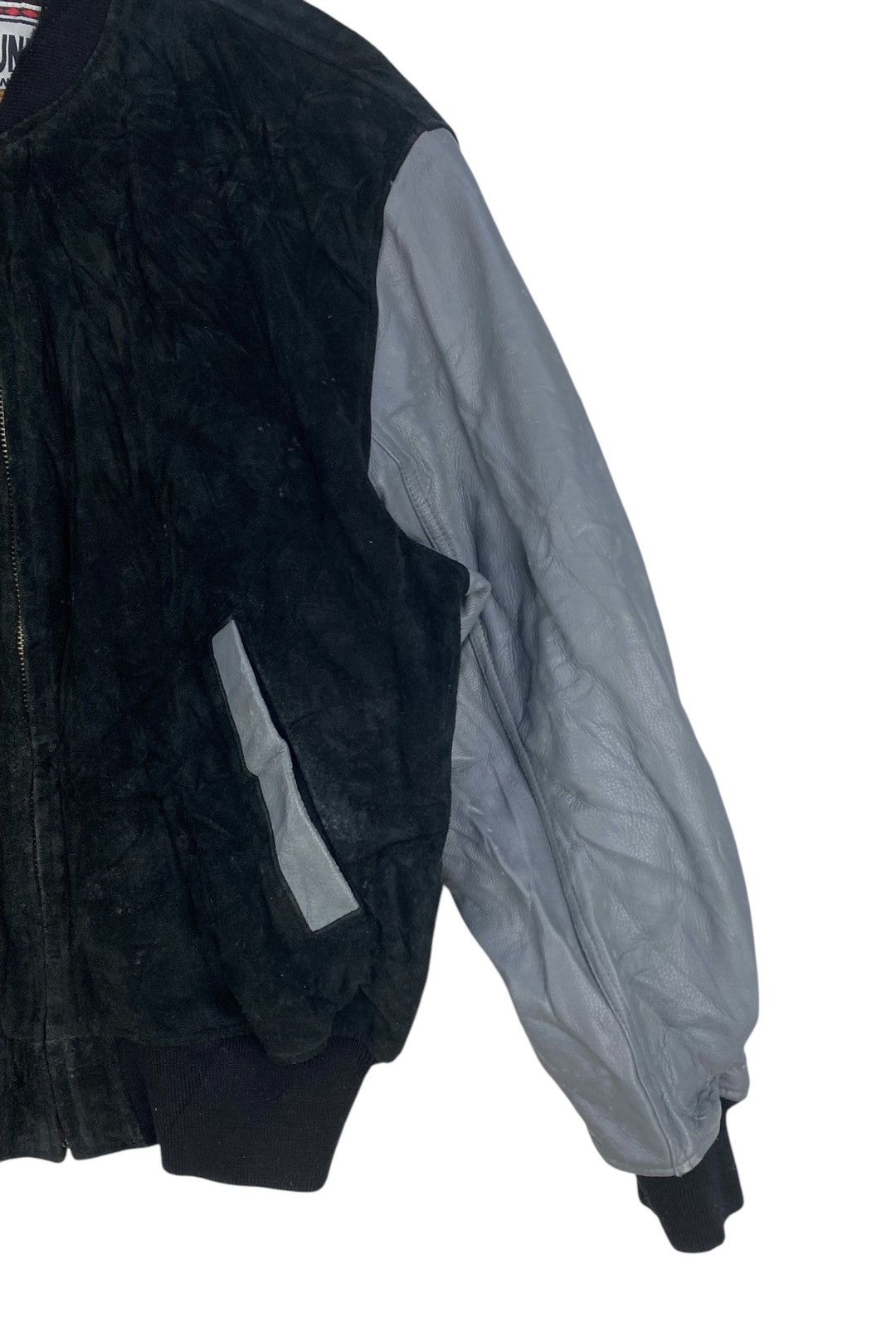 Mr. Junko Mr.JUNKO COW LEATHER VARSITY JACKET Size US M / EU 48-50 / 2 - 3 Thumbnail