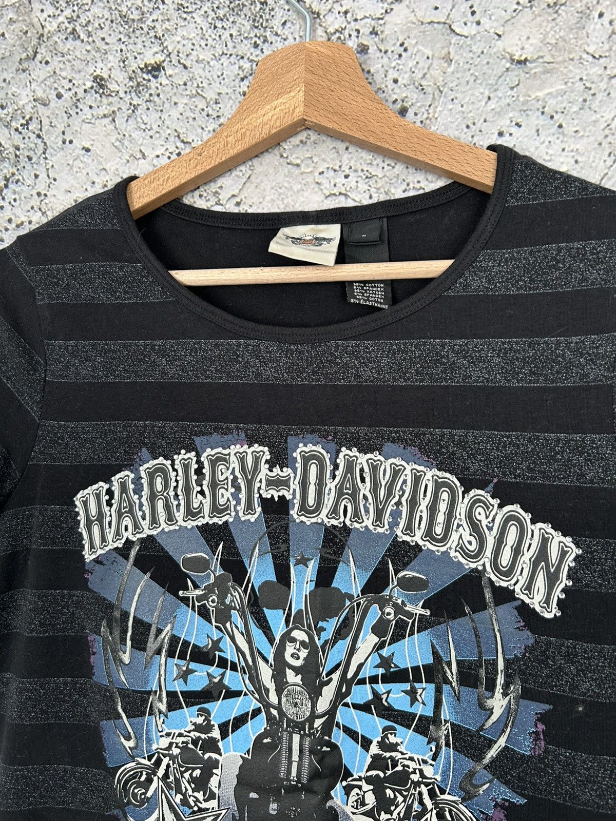 Harley Davidson Vintage Harley Davidson Motorcycles Graphic Tee Rock Grunge Size M / US 6-8 / IT 42-44 - 3 Thumbnail