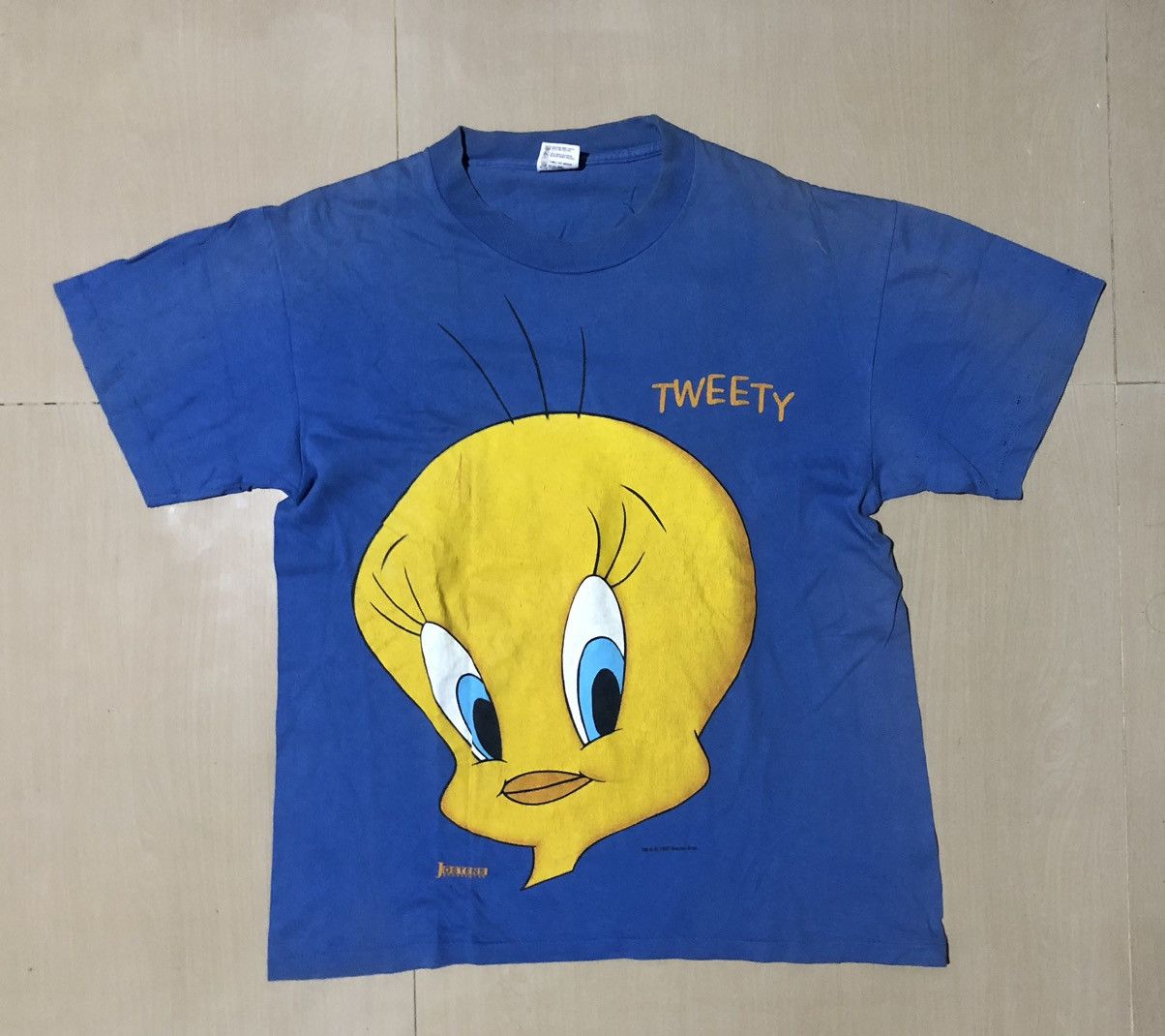 Warner Bros VTG 1993 WARNER BROS TWEETY BIRD Size US L / EU 52-54 / 3 - 1 Thumbnail