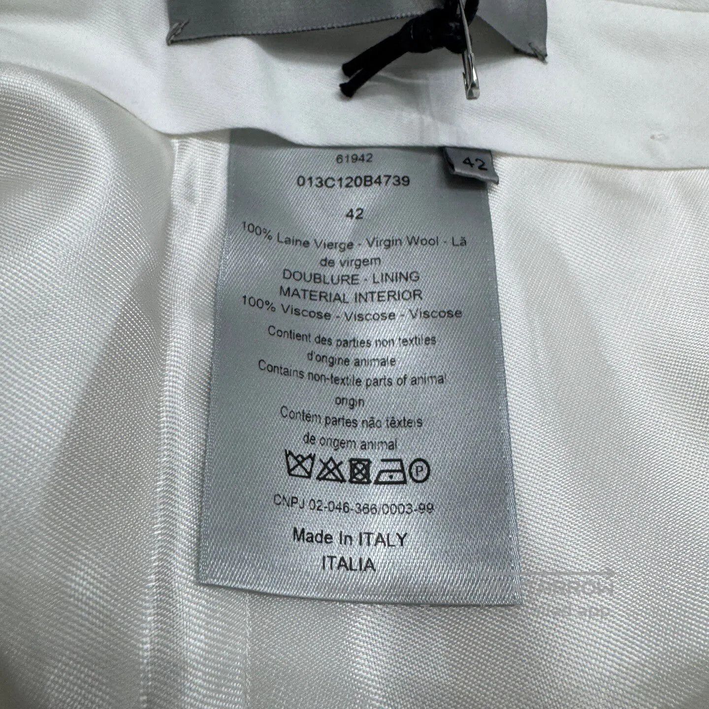 Dior Dior Beige wool casual pants| Size US 26 / EU 42 - 4 Thumbnail