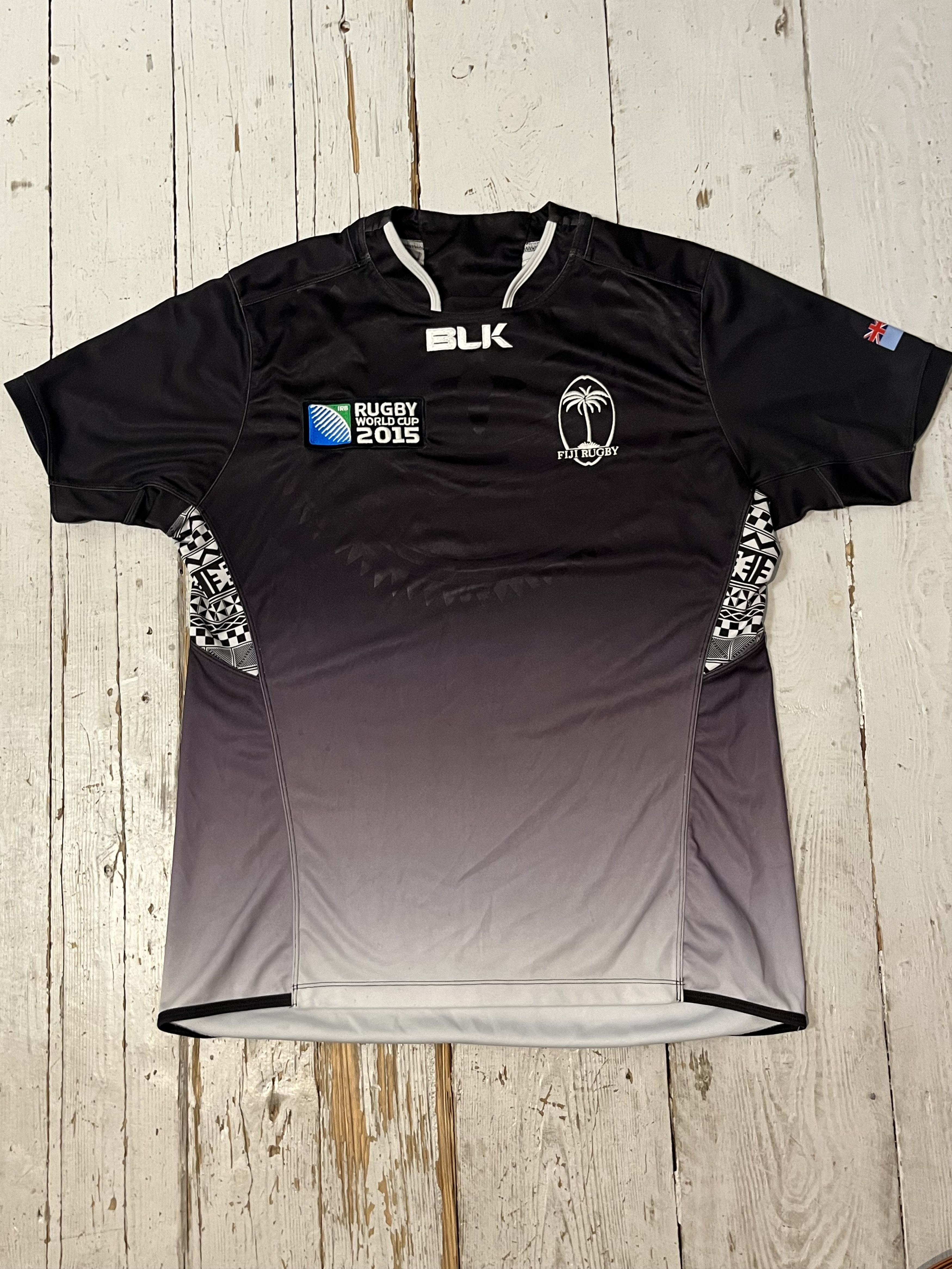 Canterbury of New Zealand × Fiji × Vintage FIJI Rugby World Cup 2015 Jersey Size US L / EU 52-54 / 3 - 7 Thumbnail
