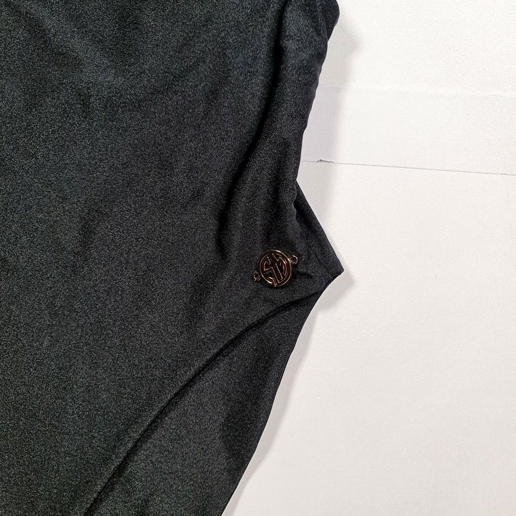 Vintage Sian Marie Womens One Piece Swim Suit Black 12 UK M Elastane Nylon Stretch Size XL / US 12-14 / IT 48-50 - 2 Thumbnail