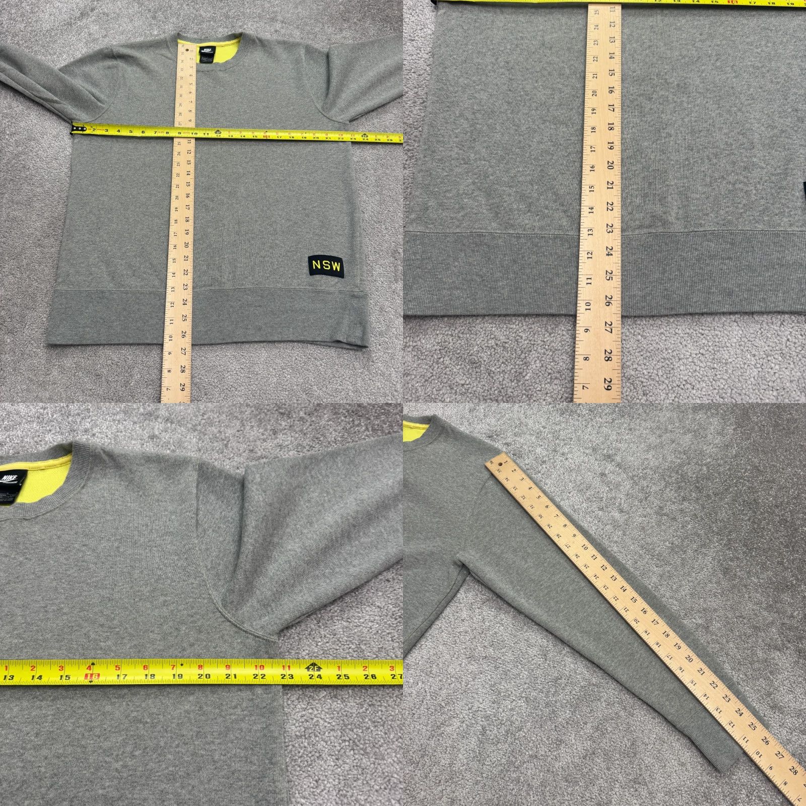 Nike Nike NSW Pullover Sweatshirt Men L Gray Crew Neck Casu al Active Size US L / EU 52-54 / 3 - 8 Thumbnail