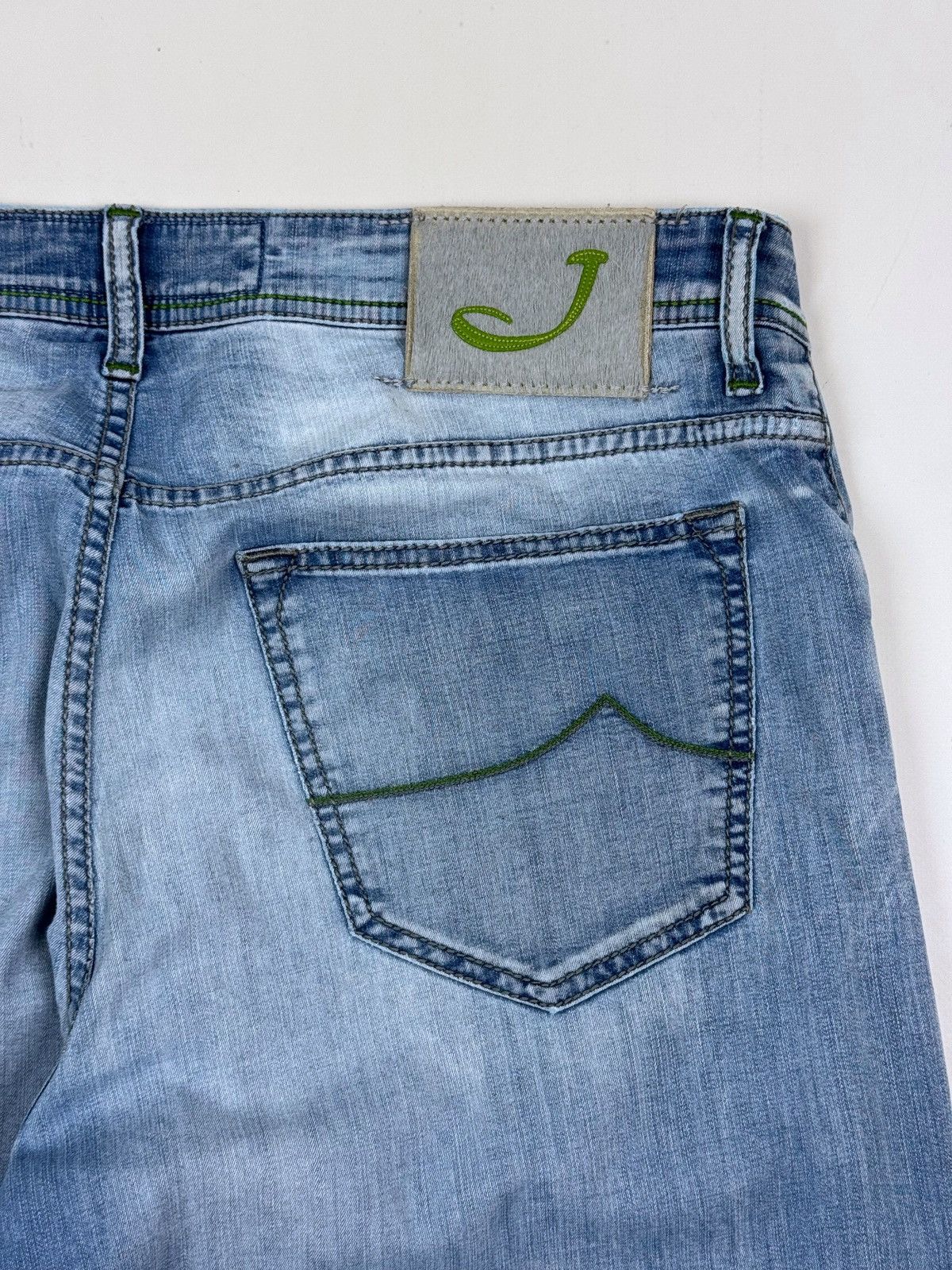 Jacob Cohen Distressed Jacob Cohen Lightweight Washed Denim Jeans Pants Size US 35 - 17 Thumbnail