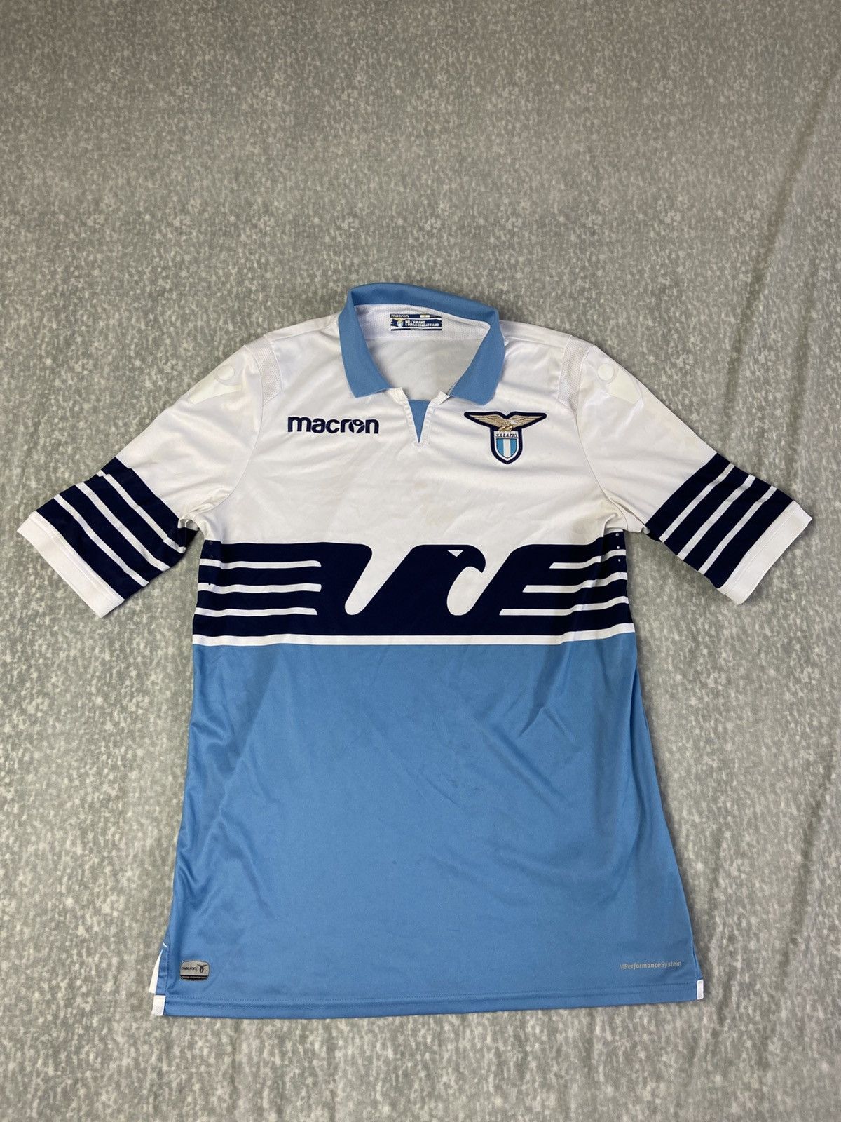 Macron Macron Lazio 2018-2019 Home Football Shirt Size US M / EU 48-50 / 2 - 1 Thumbnail