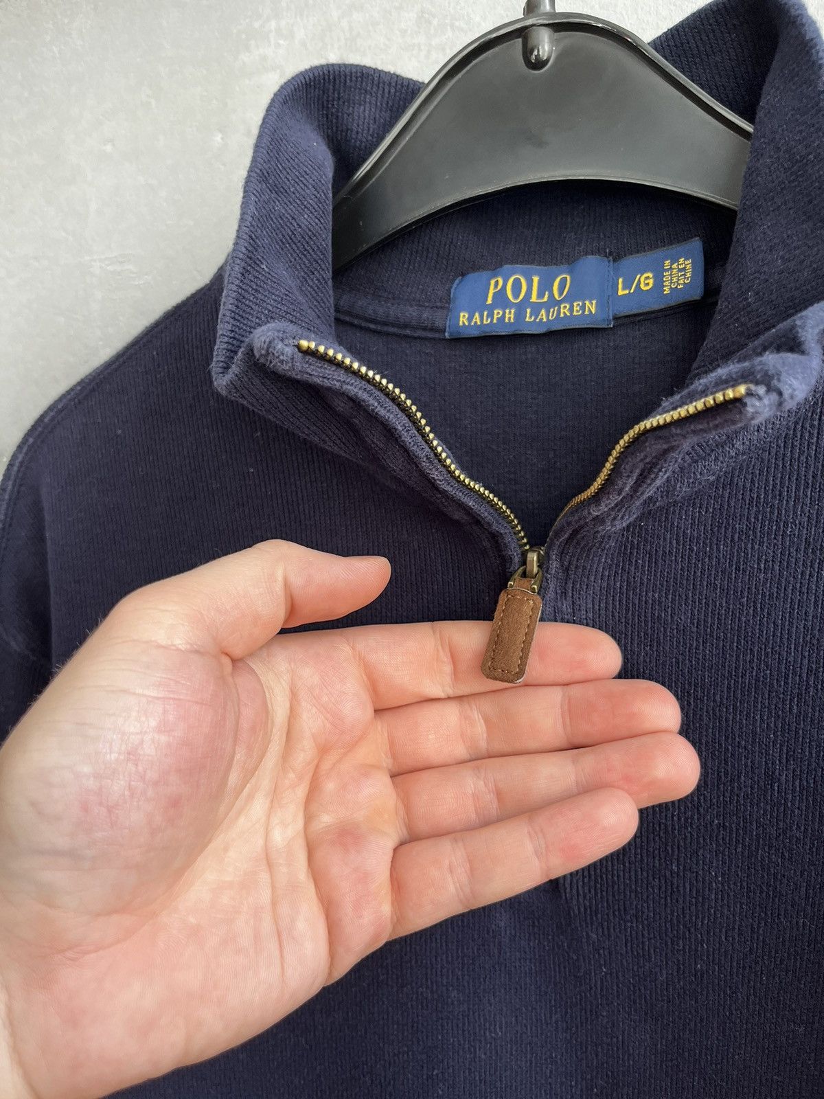 Polo Ralph Lauren × Ralph Lauren Polo Ralph Lauren zip sweater size L Size US L / EU 52-54 / 3 - 3 Thumbnail