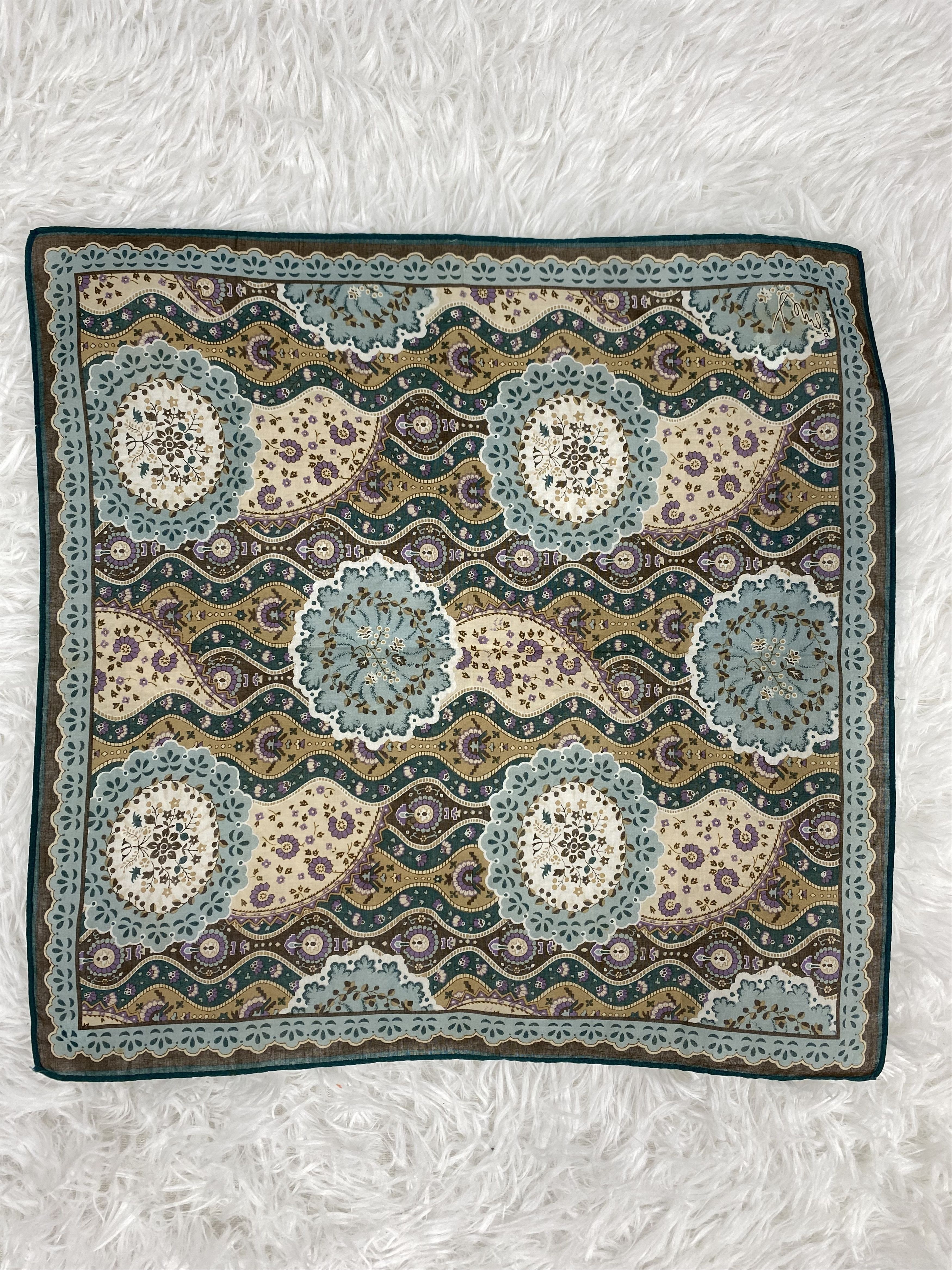 Kenzo Vintage Kenzo Handkerchief Neckerchief PH0253 Size ONE SIZE - 5 Thumbnail