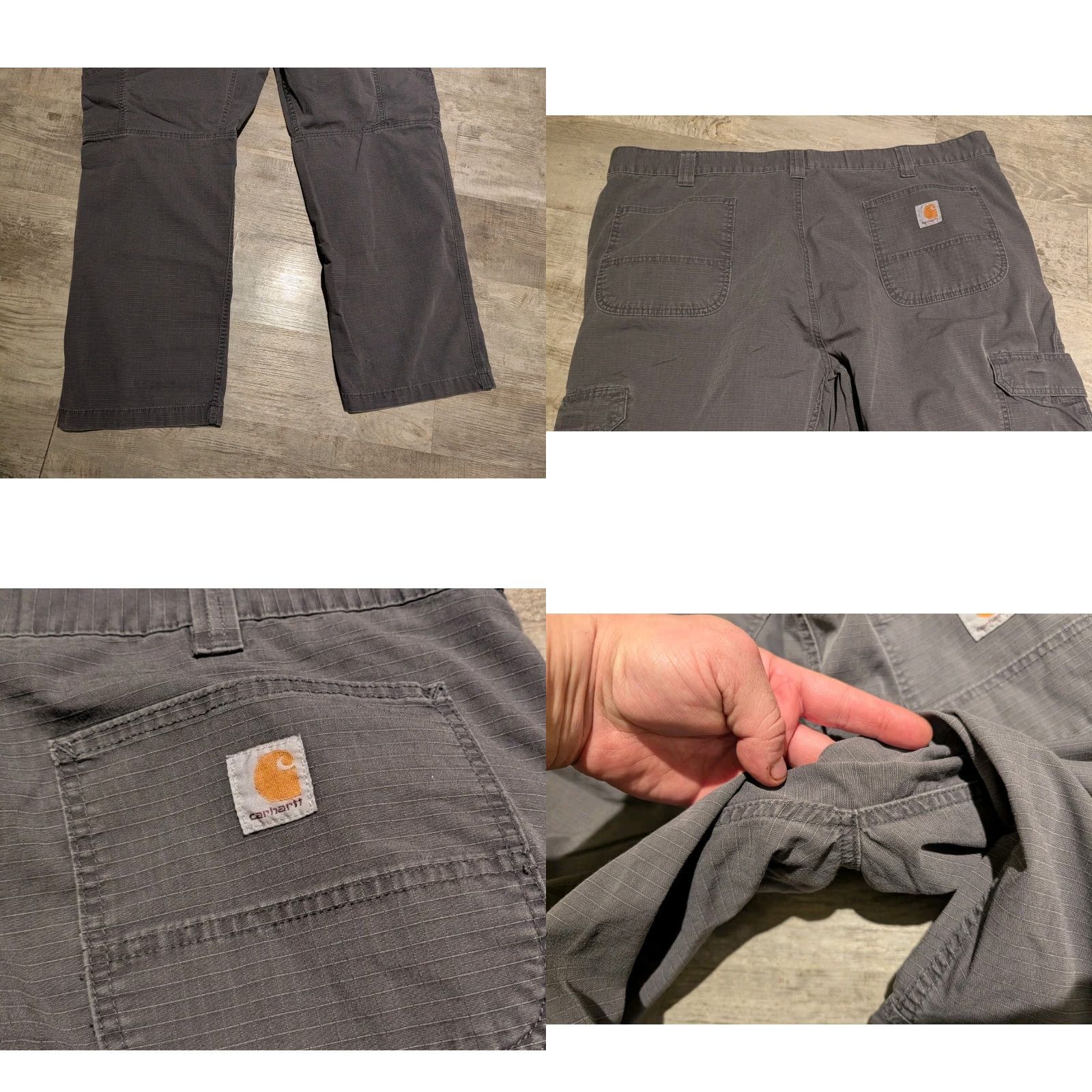 Carhartt Carhartt Force Relaxed Fit Ripstop Cargo Work Pants Mens 44x32 Gray BN4200-M Size US 44 / EU 60 - 10 Thumbnail
