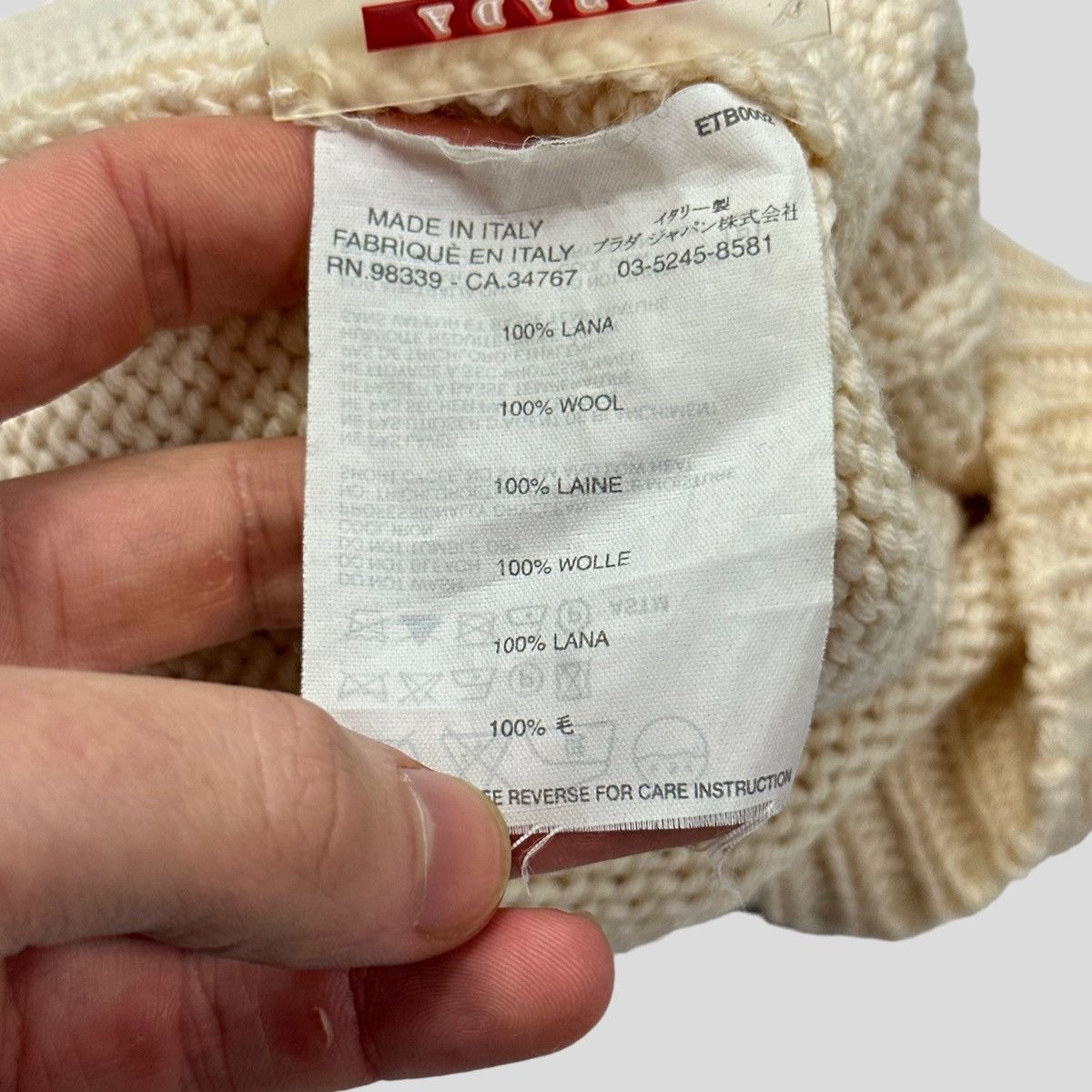 Prada Prada Sport 00’s Bobble Ski Beanie - OS Size ONE SIZE - 6 Thumbnail