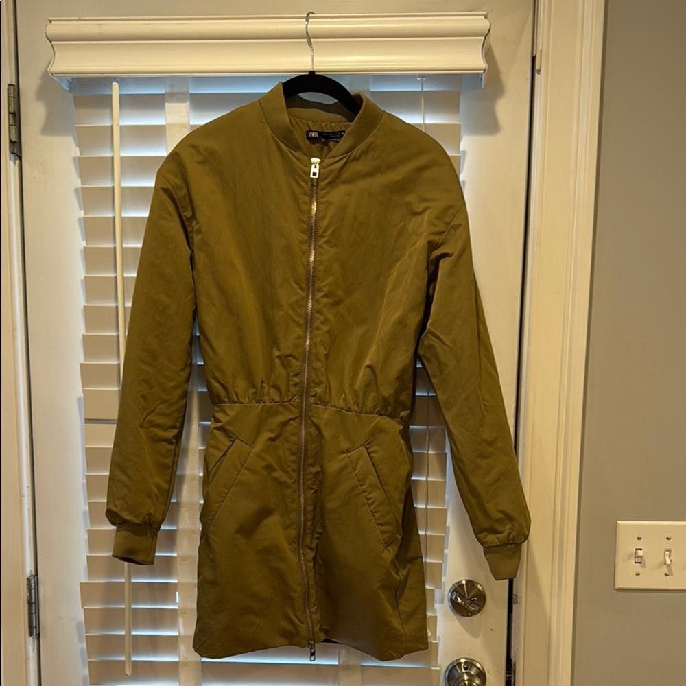 Zara Zara Women's Tan puffer Jacket Size S / US 4 / IT 40 - 3 Thumbnail
