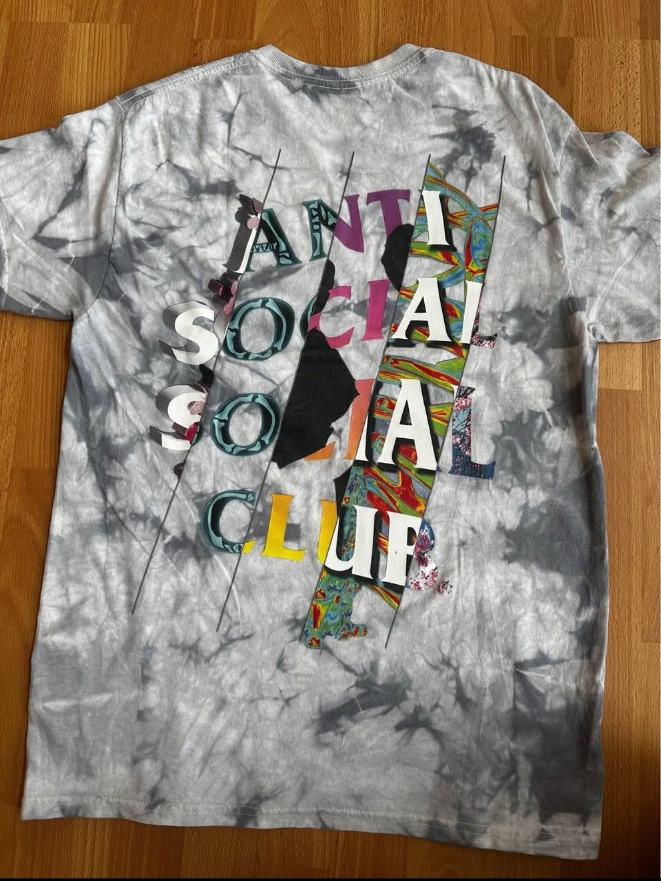 Anti Social Social Club ASSC Dissociative T-Shirt “Grey Tye Die” (BRAND NEW) Size US M / EU 48-50 / 2 - 1 Thumbnail