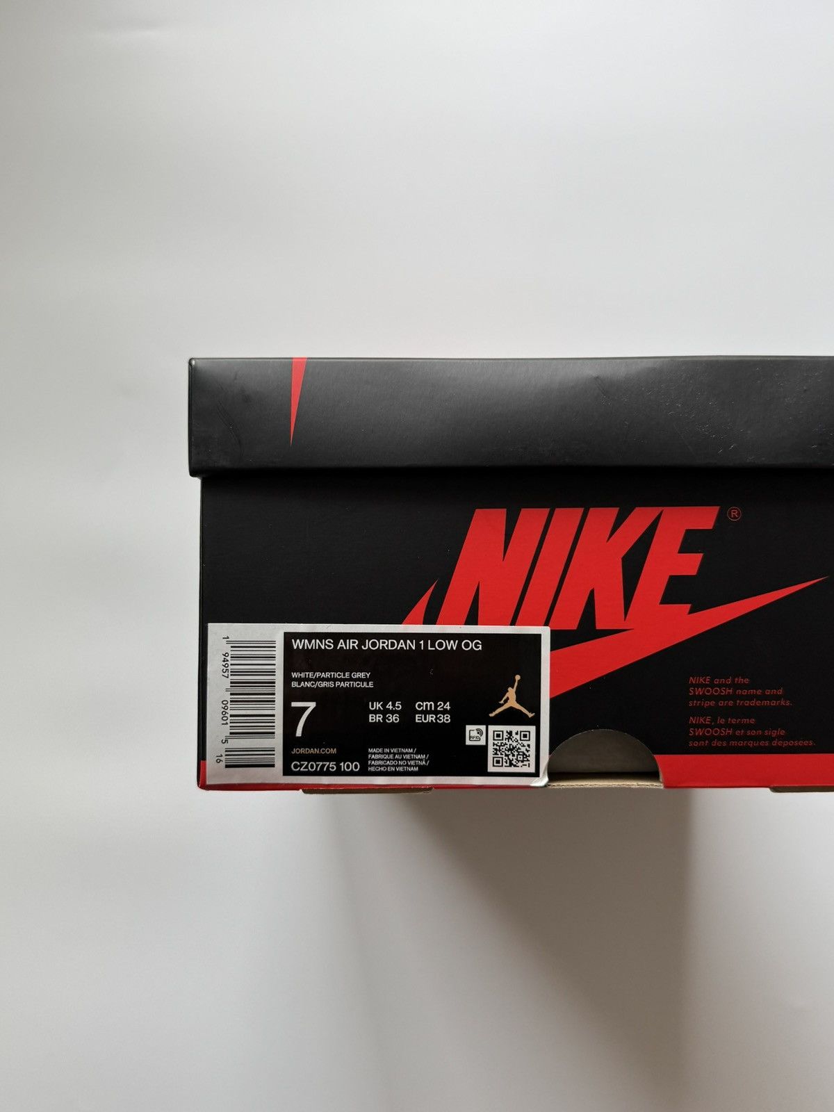 Jordan Brand Jordan 1 Low OG Neutral Grey (2021) Size US 7 / IT 37 - 12 Thumbnail