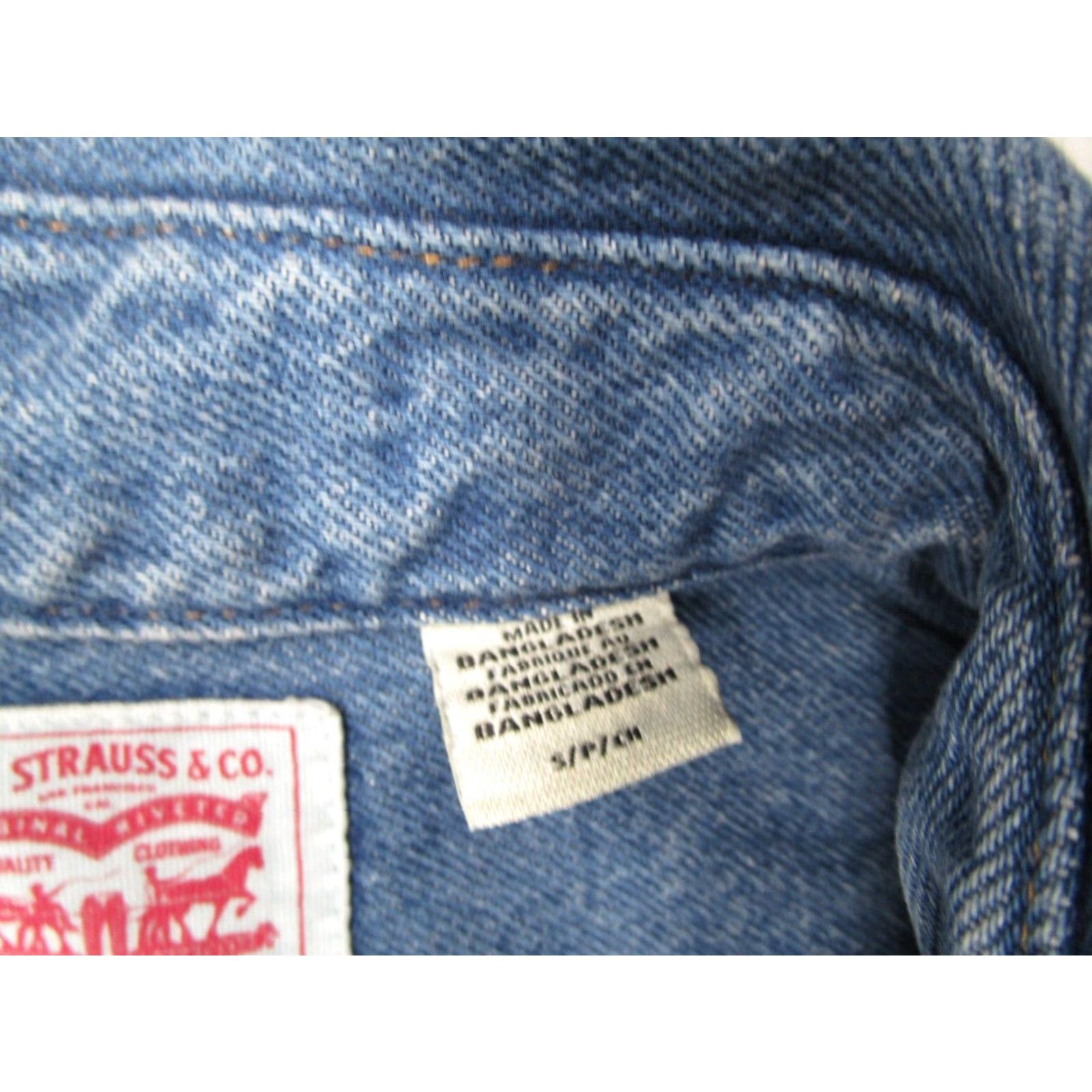 Levi's Levis Denim Jacket Womens Small Blue Button Up Long Sleeve Pearl Snaps Workwear Size S / US 4 / IT 40 - 4 Thumbnail