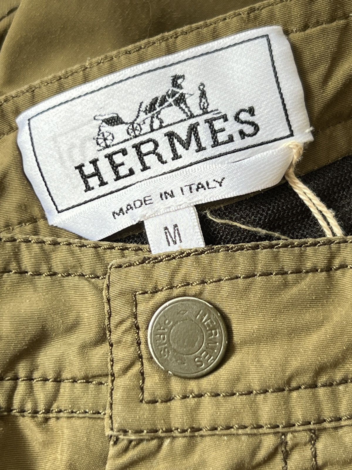 Hermes Hermes olive brown army shorts Size US 32 / EU 48 - 8 Thumbnail