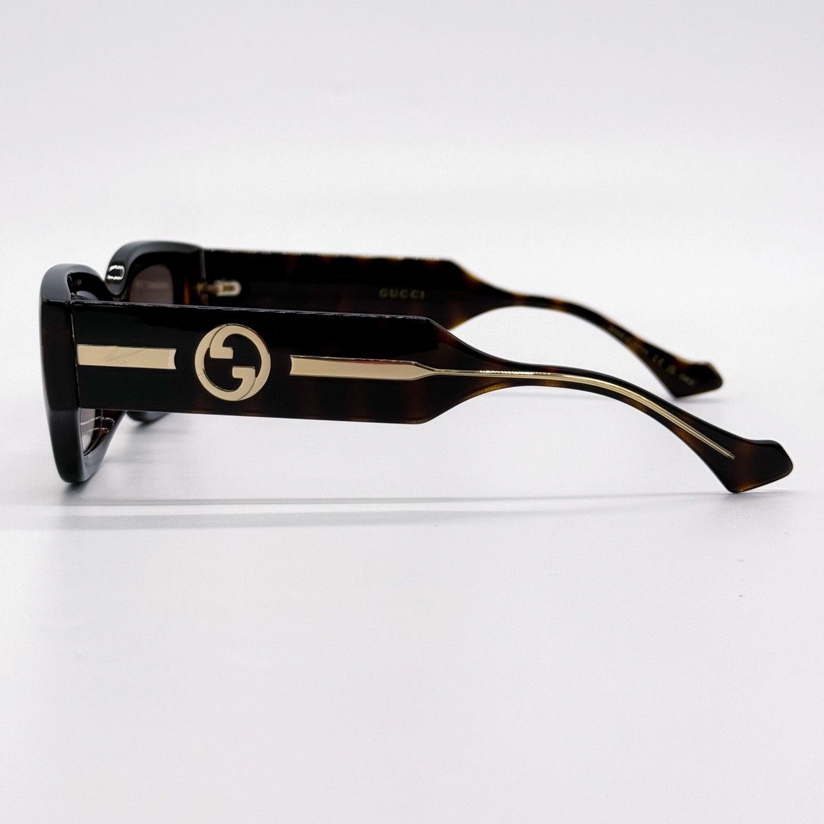 Gucci NEW GUCCI GG1558SK 002 SQUARE HAVANA BROWN WOMEN SUNGLASSES Size ONE SIZE - 6 Thumbnail