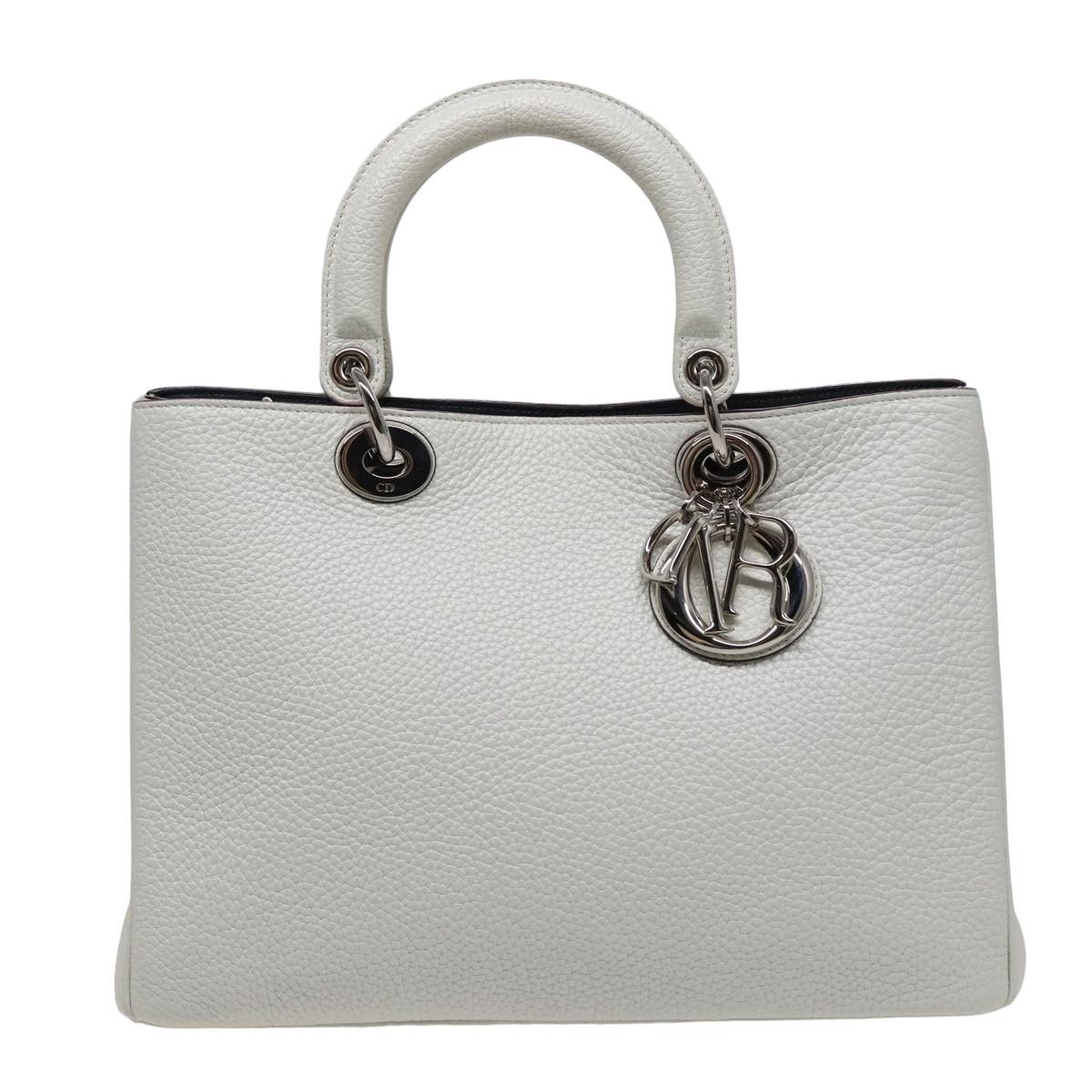 Dior issimo White Leather Handbag (Pre-Owned) Size ONE SIZE - 1 Thumbnail