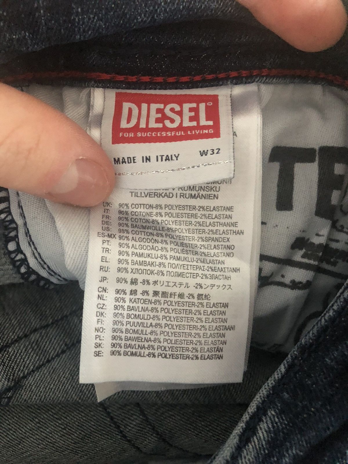Diesel × Vintage DIESEL 078 RARE VINTAGE QUALITY DESIGNER DENIM PANTS JEANS Size US 32 / EU 48 - 8 Thumbnail