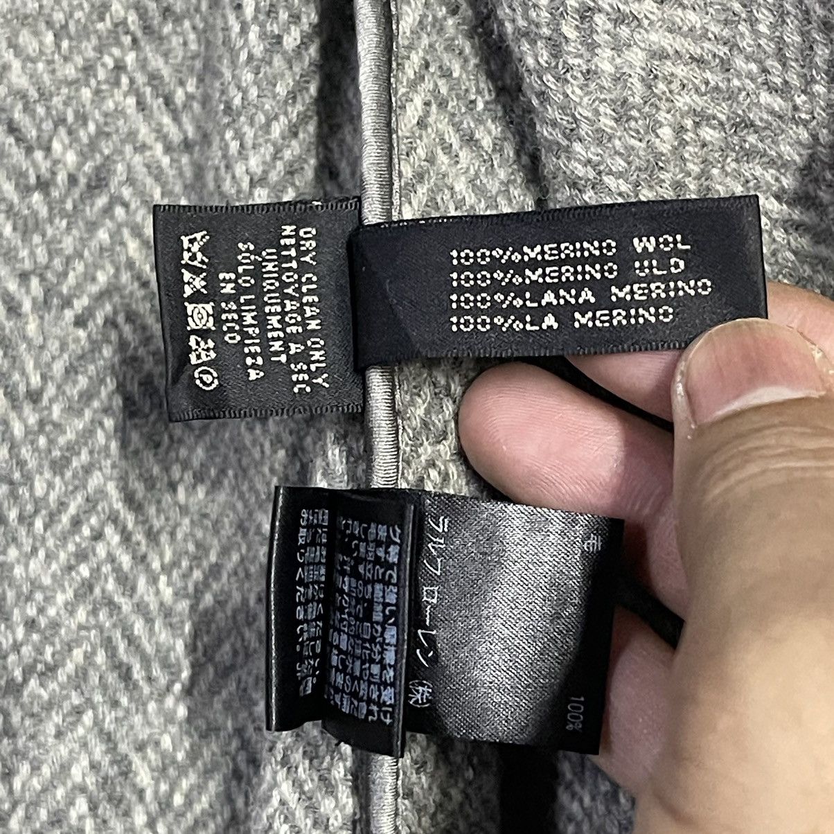 Polo Ralph Lauren Vintage Ralph Lauren Black Label Buttonless Coat Wool Size US M / EU 48-50 / 2 - 11 Thumbnail