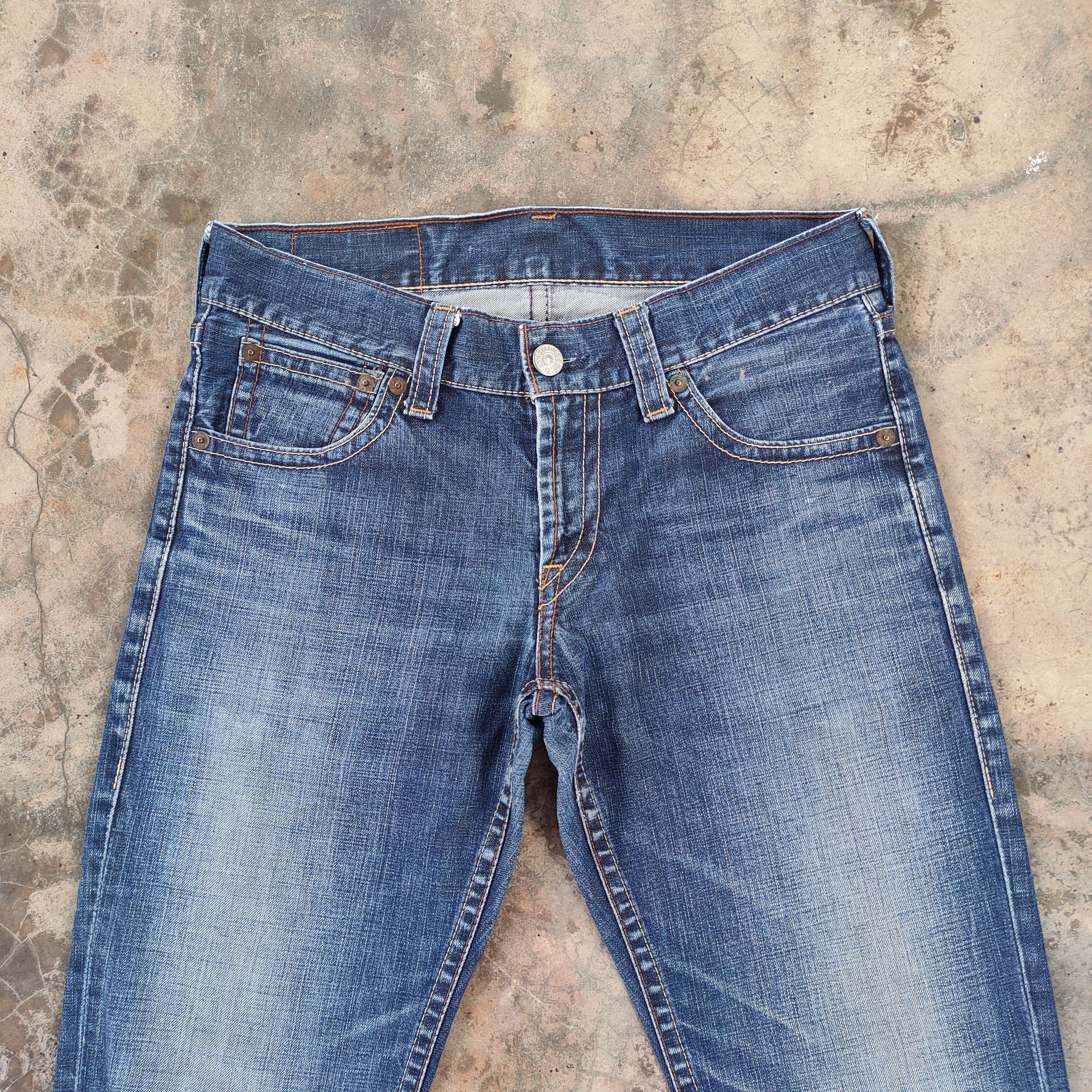 Levi's Vintage Clothing VINTAGE LEVI'S 507 BOOTCUT FLARE FADED RIPPED JEAN PANTS Size US 34 / EU 50 - 3 Thumbnail