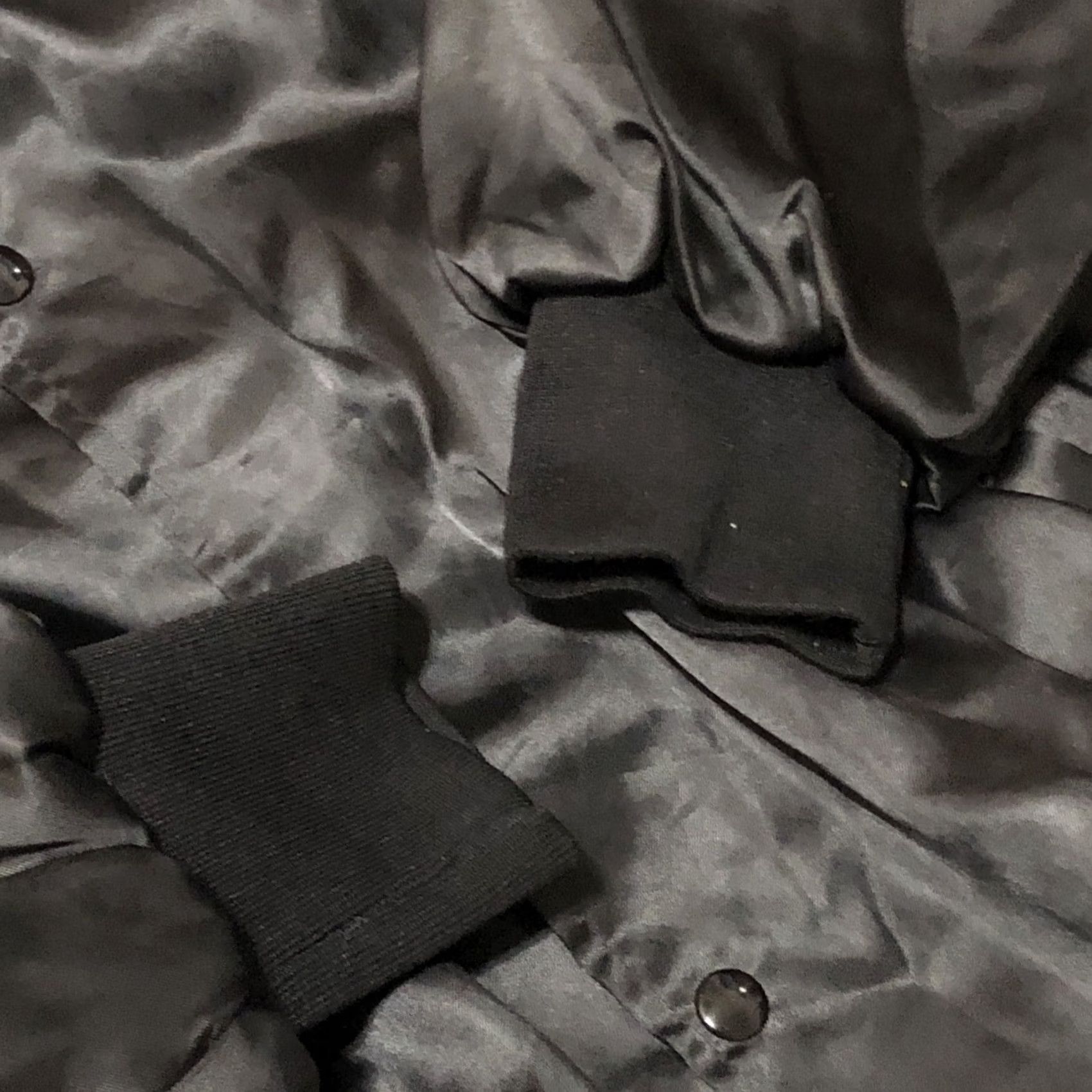 Vintage VINTAGE Don Alleson Sportswear Chevrolet Bomber Jacket Adult XL Black Satin Heartbeat 90s Cars Jacket Mens Size US XL / EU 56 / 4 - 7 Thumbnail