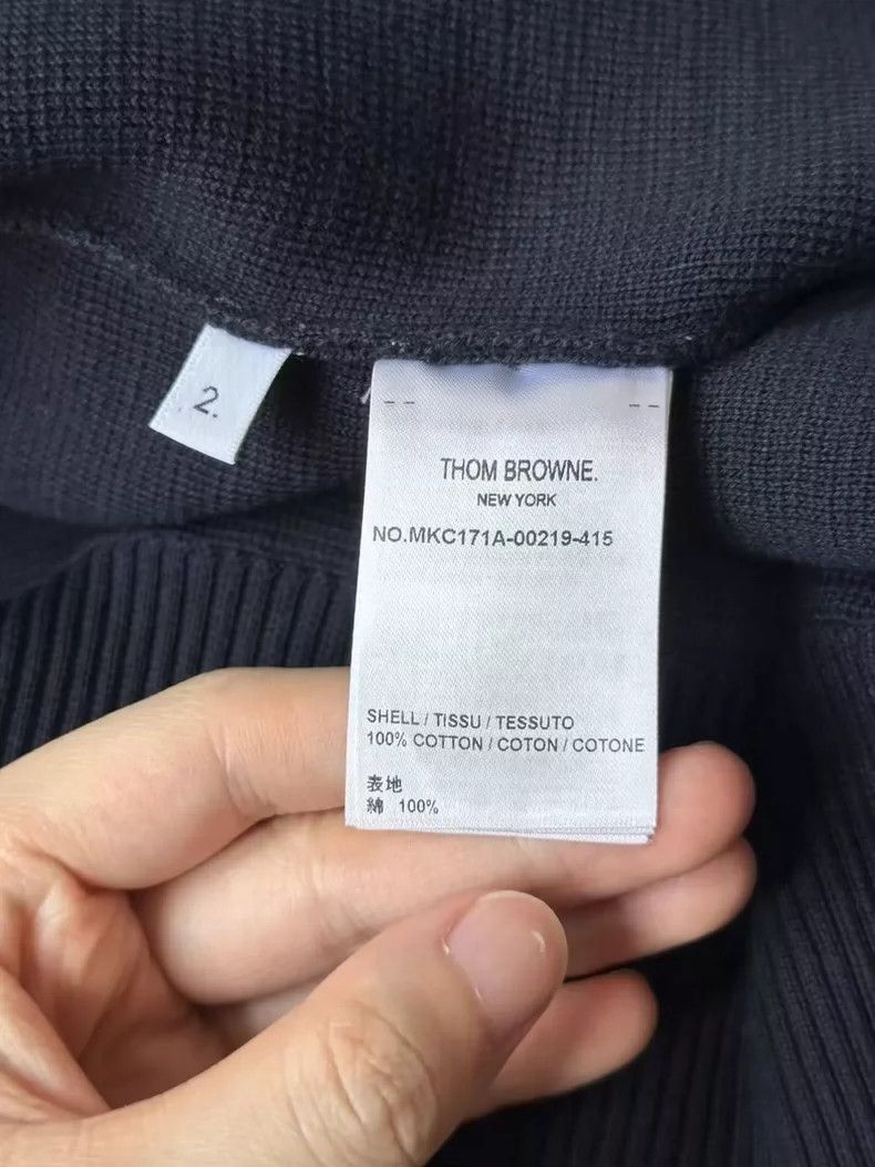 Thom Browne Thom Browne Gold-buttoned cardigan jacket 2505-Nextarrow Size US M / EU 48-50 / 2 - 4 Thumbnail