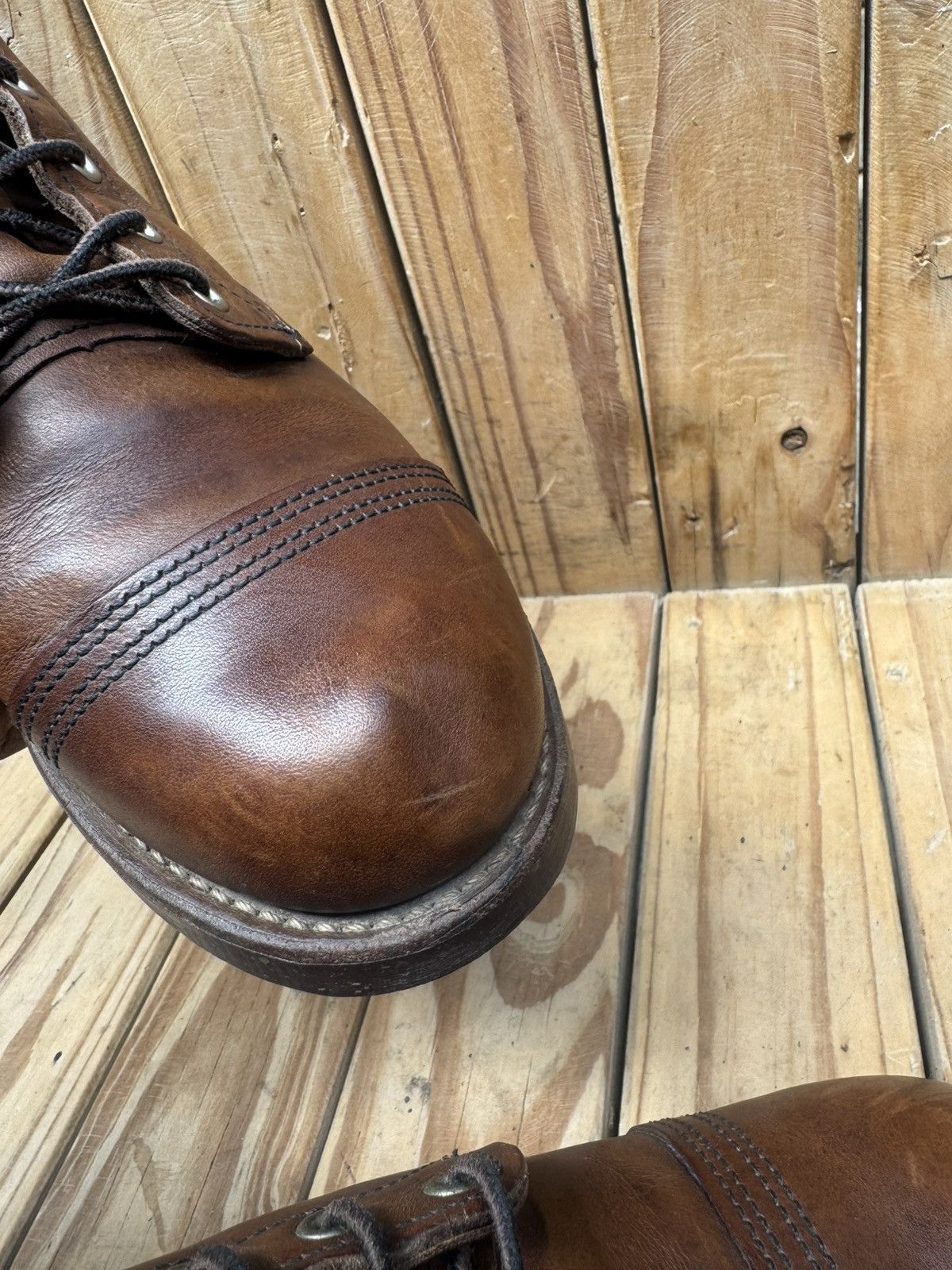 Red Wing Red Wing 8111 iron ranger Brown leather Boots UK 7.5 D Size US 8.5 / EU 41-42 - 13 Thumbnail