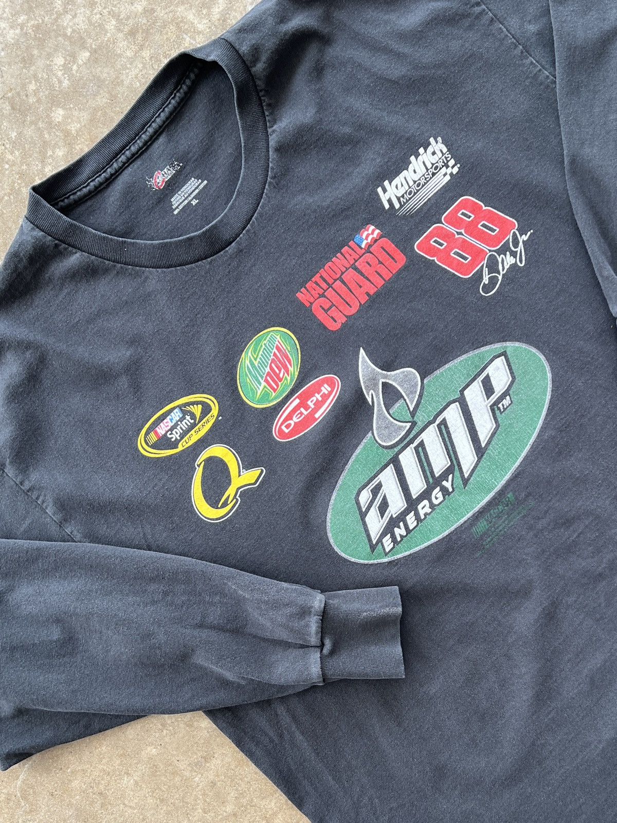 NASCAR × Vintage NASCAR AMP Energy Hendrick Motorsports Long Sleeve XL Size US XL / EU 56 / 4 - 1 Thumbnail