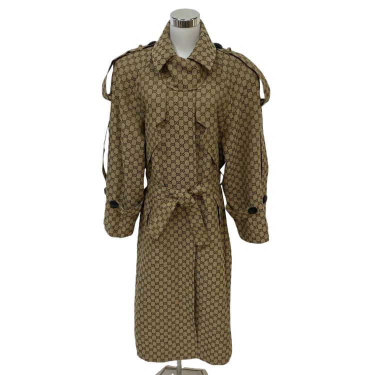 Gucci Gucci Monogram Trench Coat Size 42 Size M / US 6-8 / IT 42-44 - 1 Thumbnail