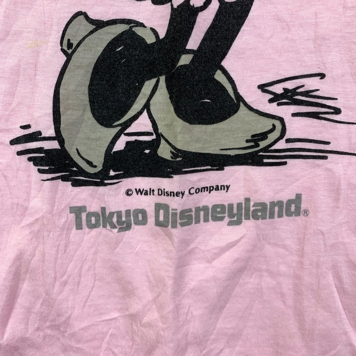Disney Vintage 80s Tokyo Disneyland Minnie Mouse Tee Pink Japan Size L / US 10 / IT 46 - 5 Thumbnail