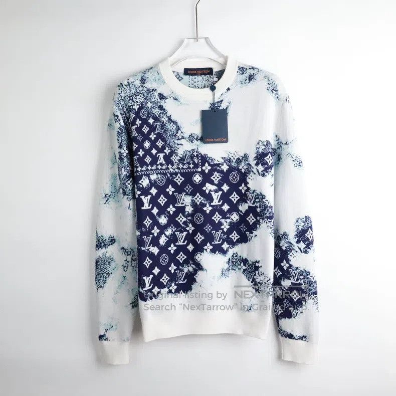 Louis Vuitton Louis Vuitton FW22 Full Tie-Dye Logo Cashew Turtleneck Pul Size US S / EU 44-46 / 1 - 1 Thumbnail