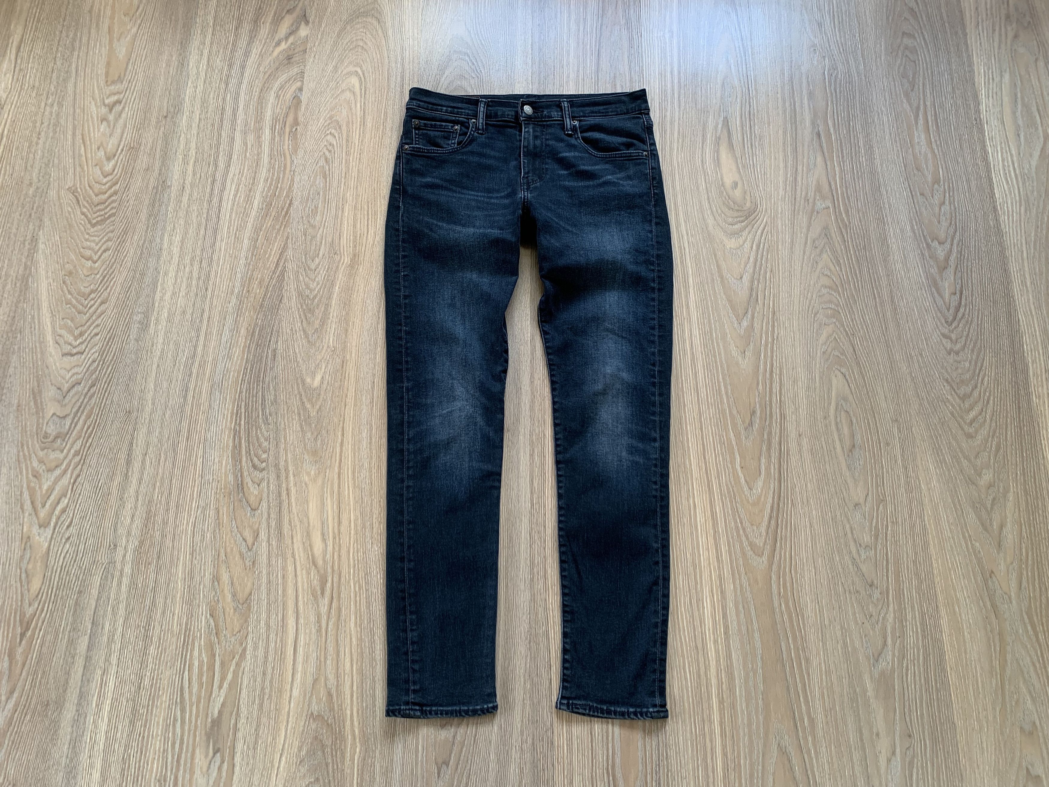 Levi's Levi's 512 Navy Blue Jeans Size US 30 / EU 46 - 2 Thumbnail