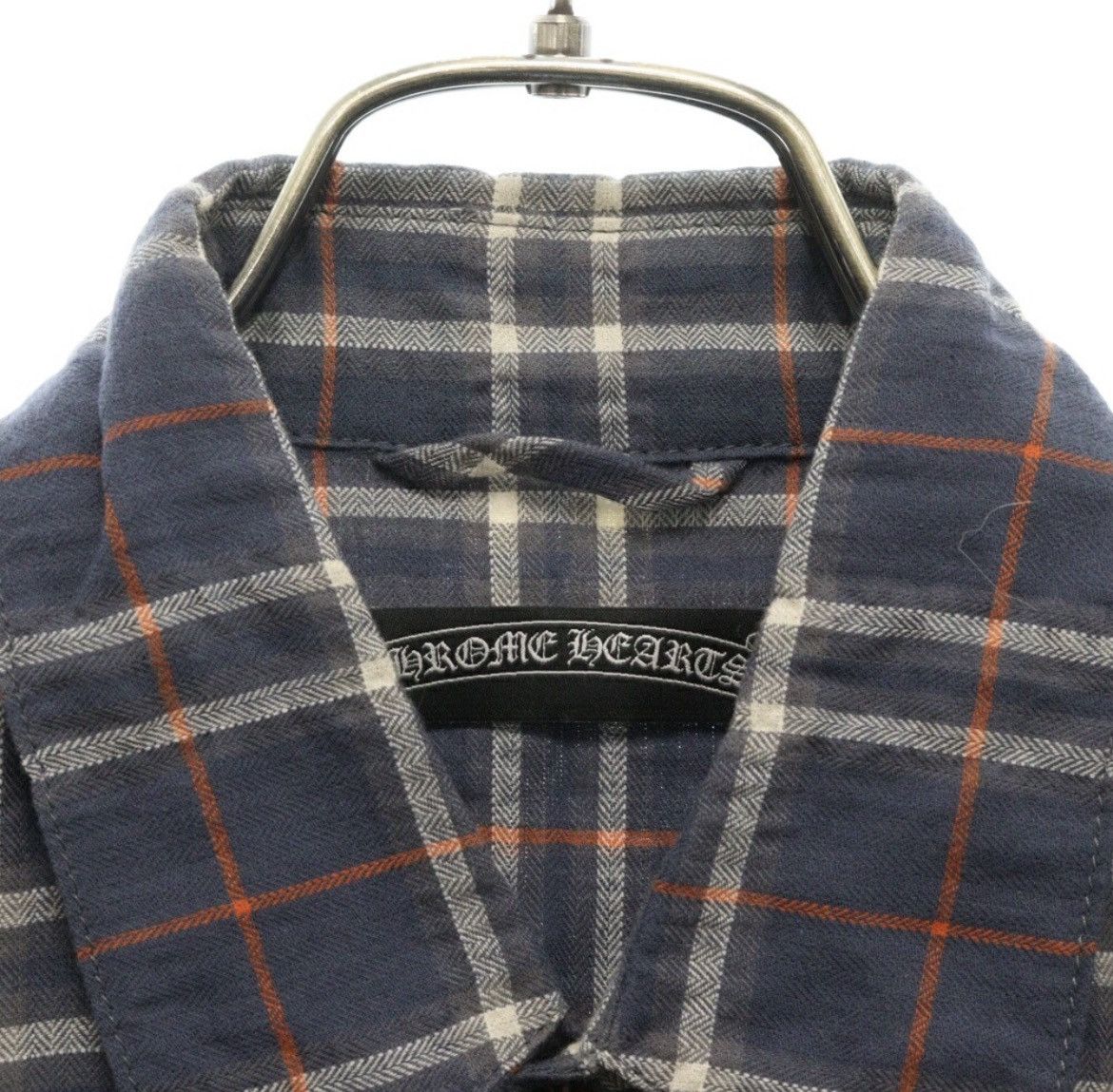 Chrome Hearts Chrome Hearts Cross ball leather cross patch check shirts Size US S / EU 44-46 / 1 - 5 Thumbnail